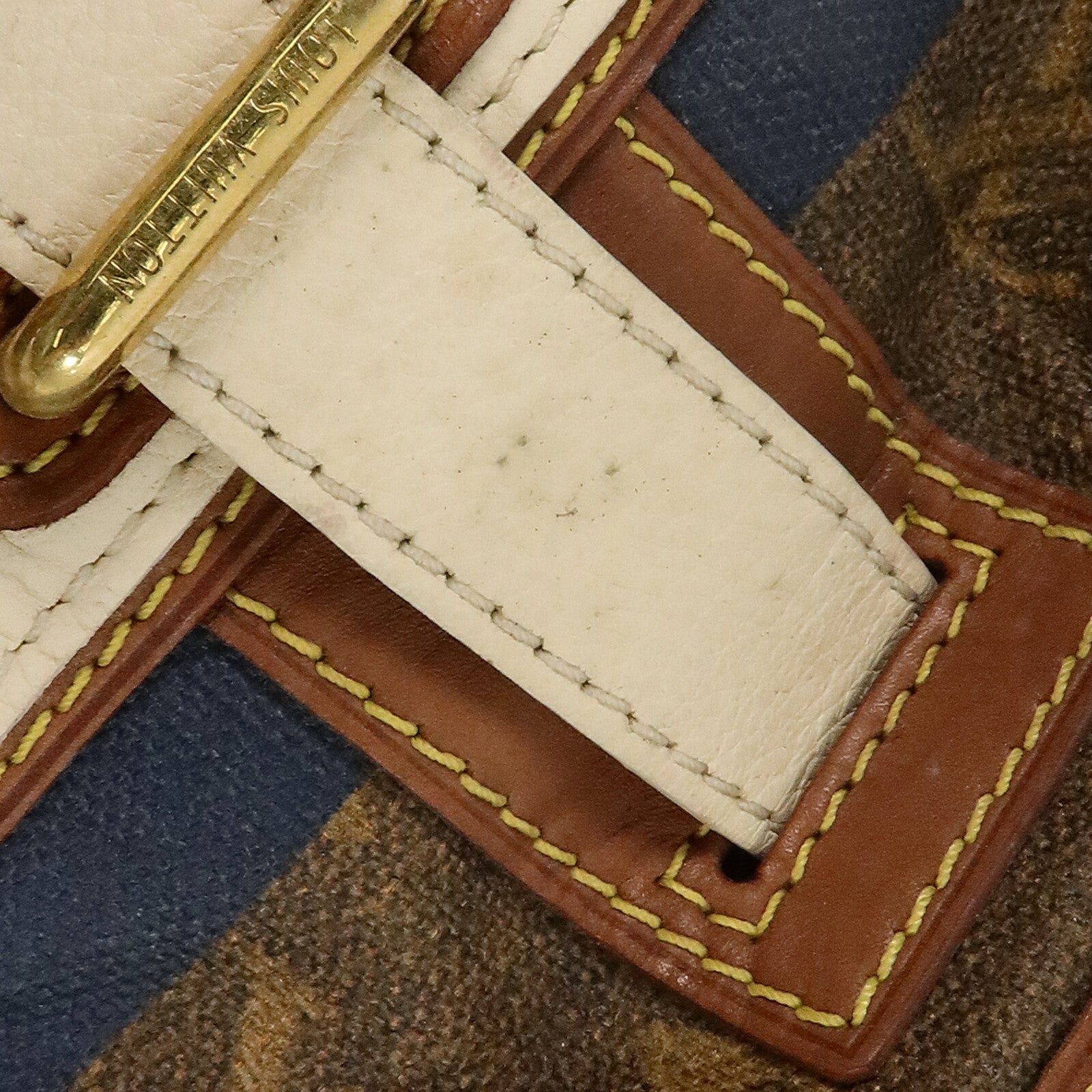 LOUIS VUITTON Monogram Tisse Sac Rayures GM手挽袋