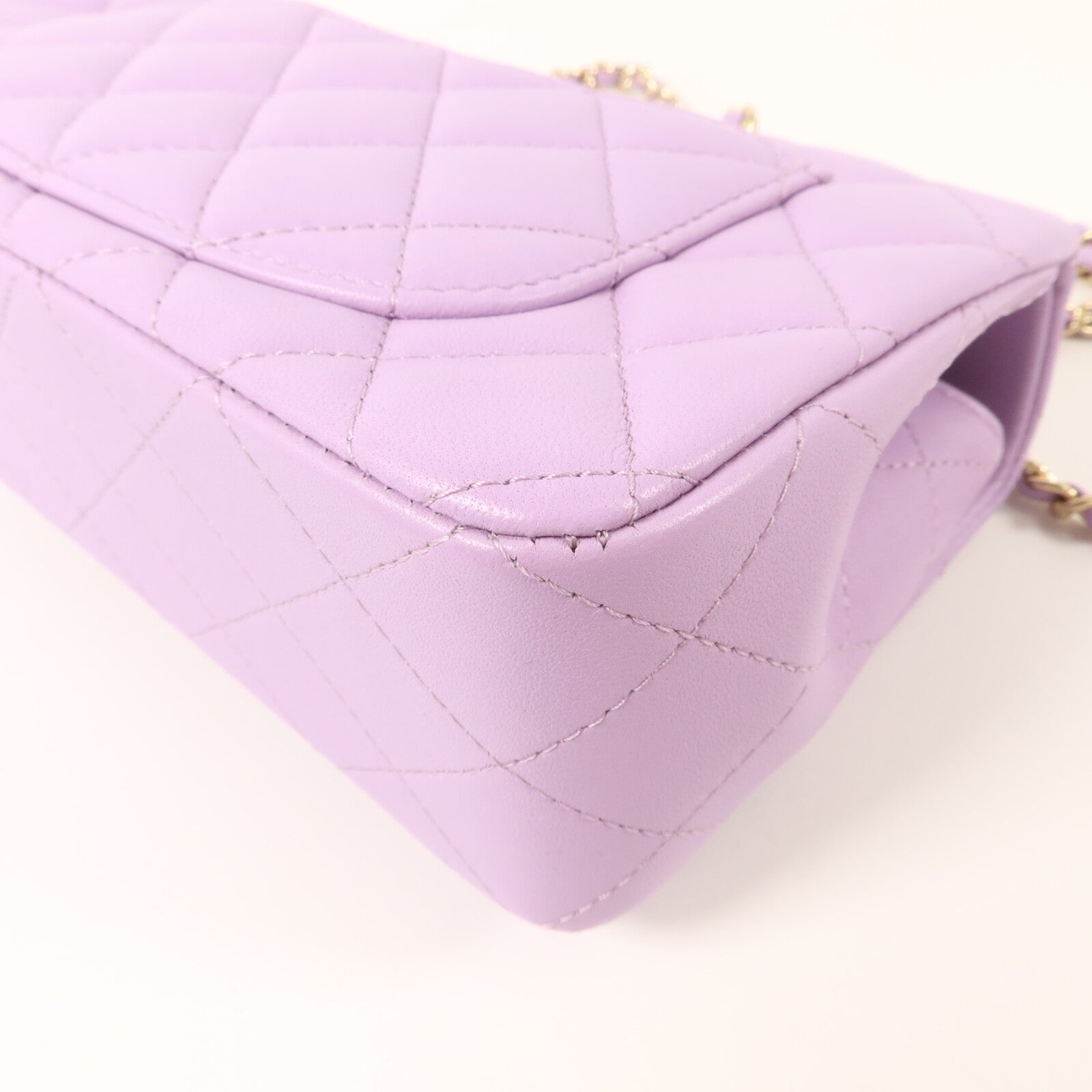CHANEL 羊皮皮革Chain Shoulder手挽肩背兩用袋