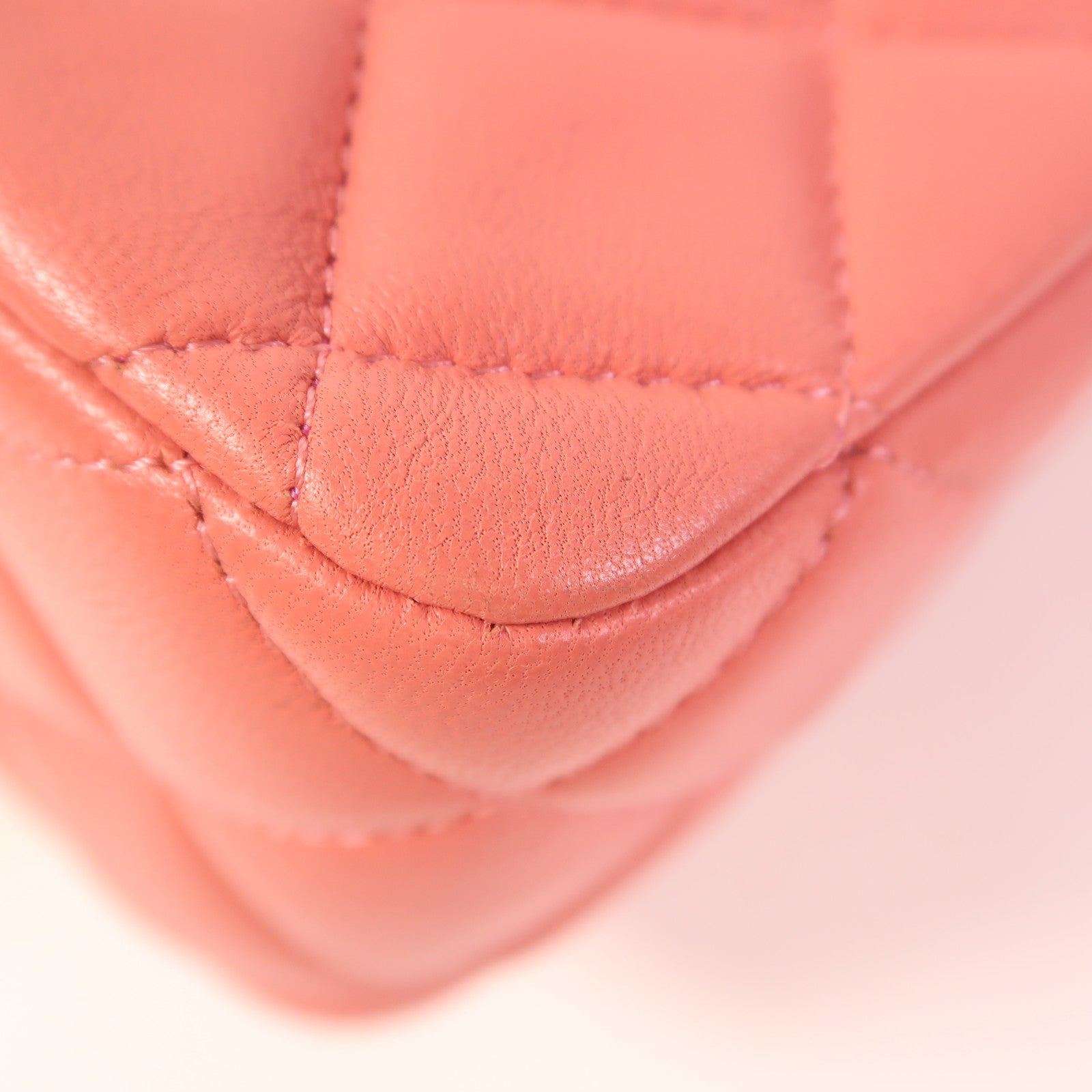 CHANEL 羊皮皮革Chain Shoulder金扣肩背袋