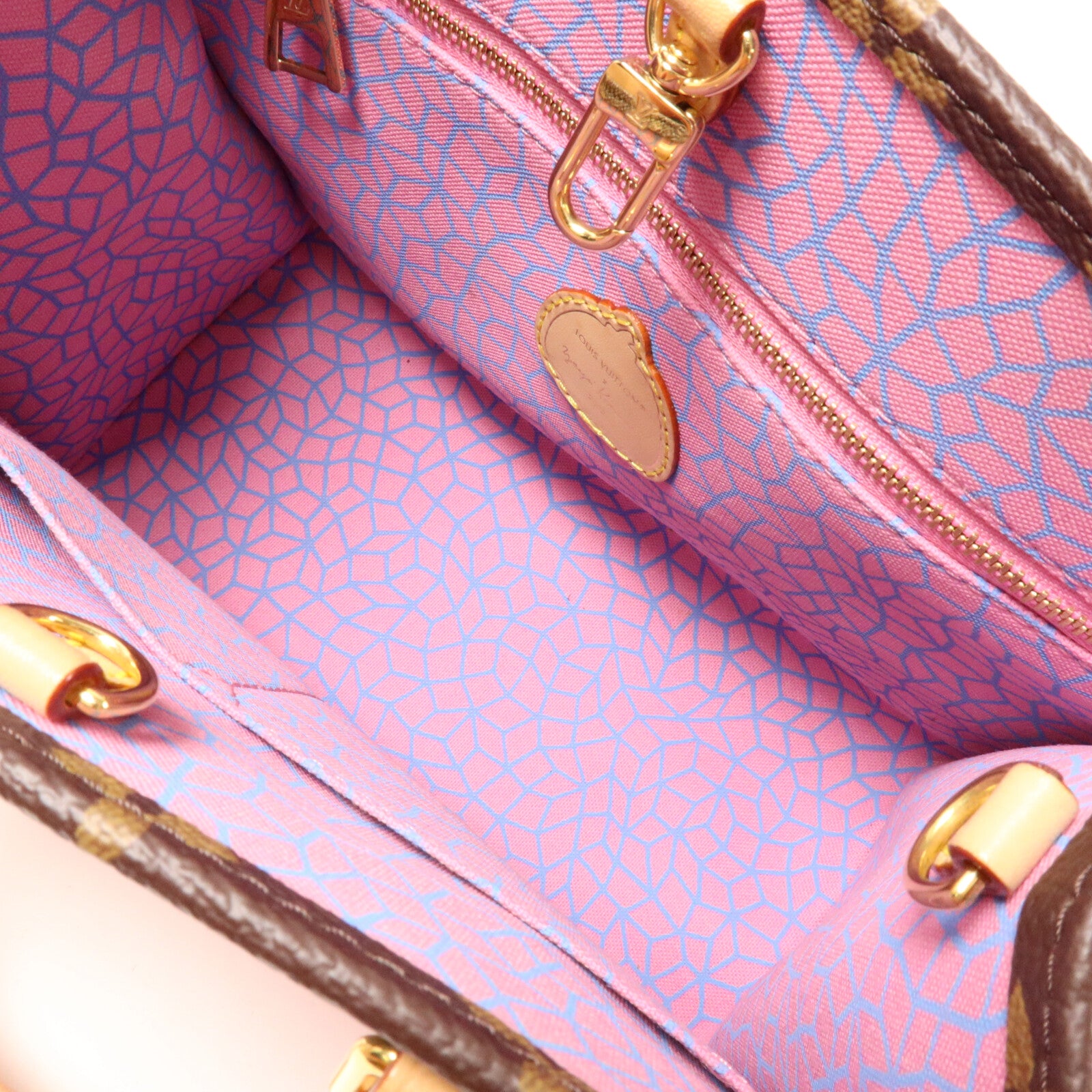 LOUIS VUITTON Monogram LV x YK On The Go PM手挽肩背兩用袋