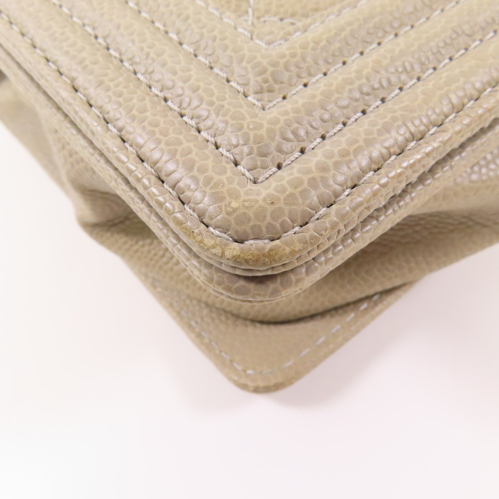 CHANEL 牛皮皮革Boy Chanel 28cm金扣鏈帶肩背袋