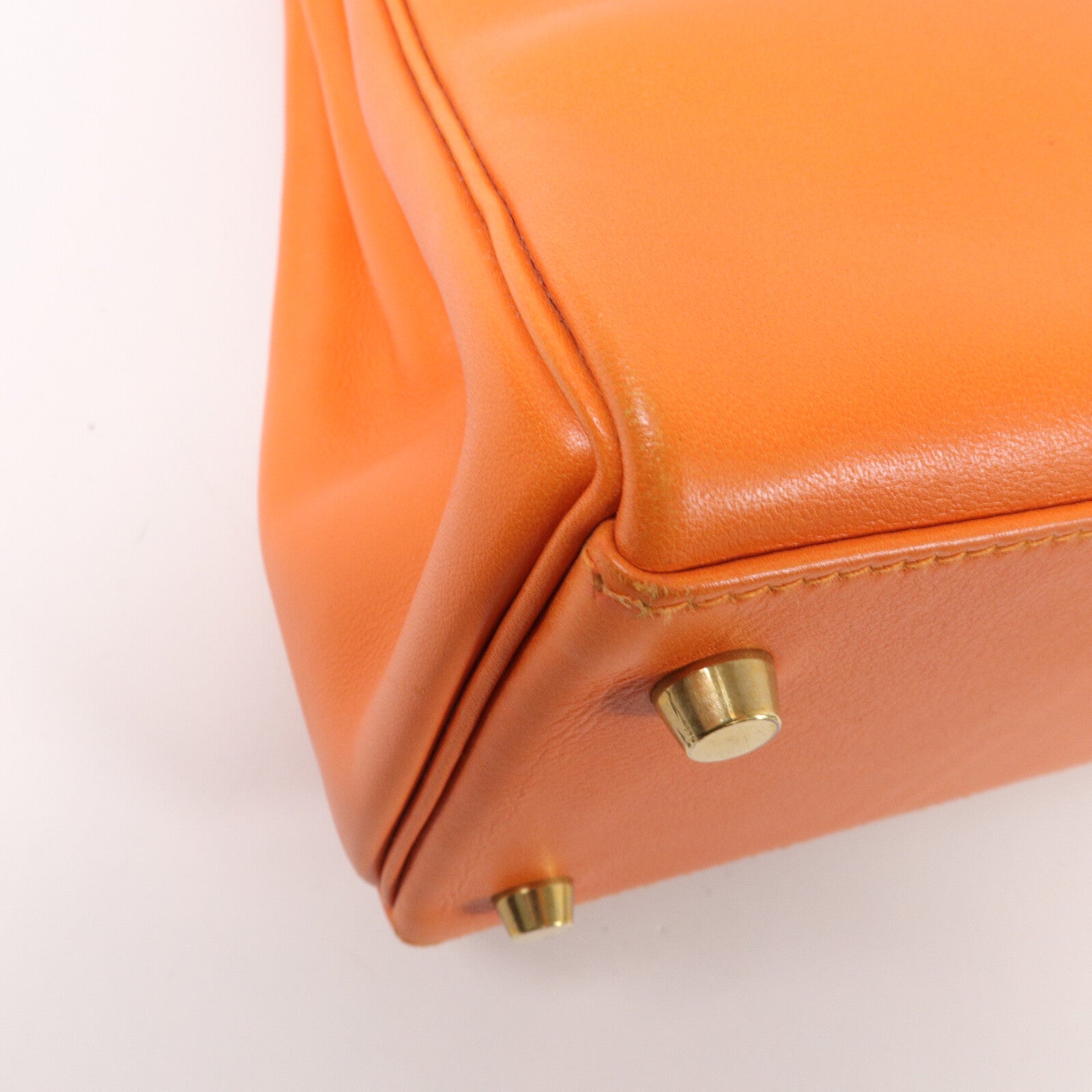 HERMES Swift皮革Kelly 28手挽肩背兩用袋Orange H