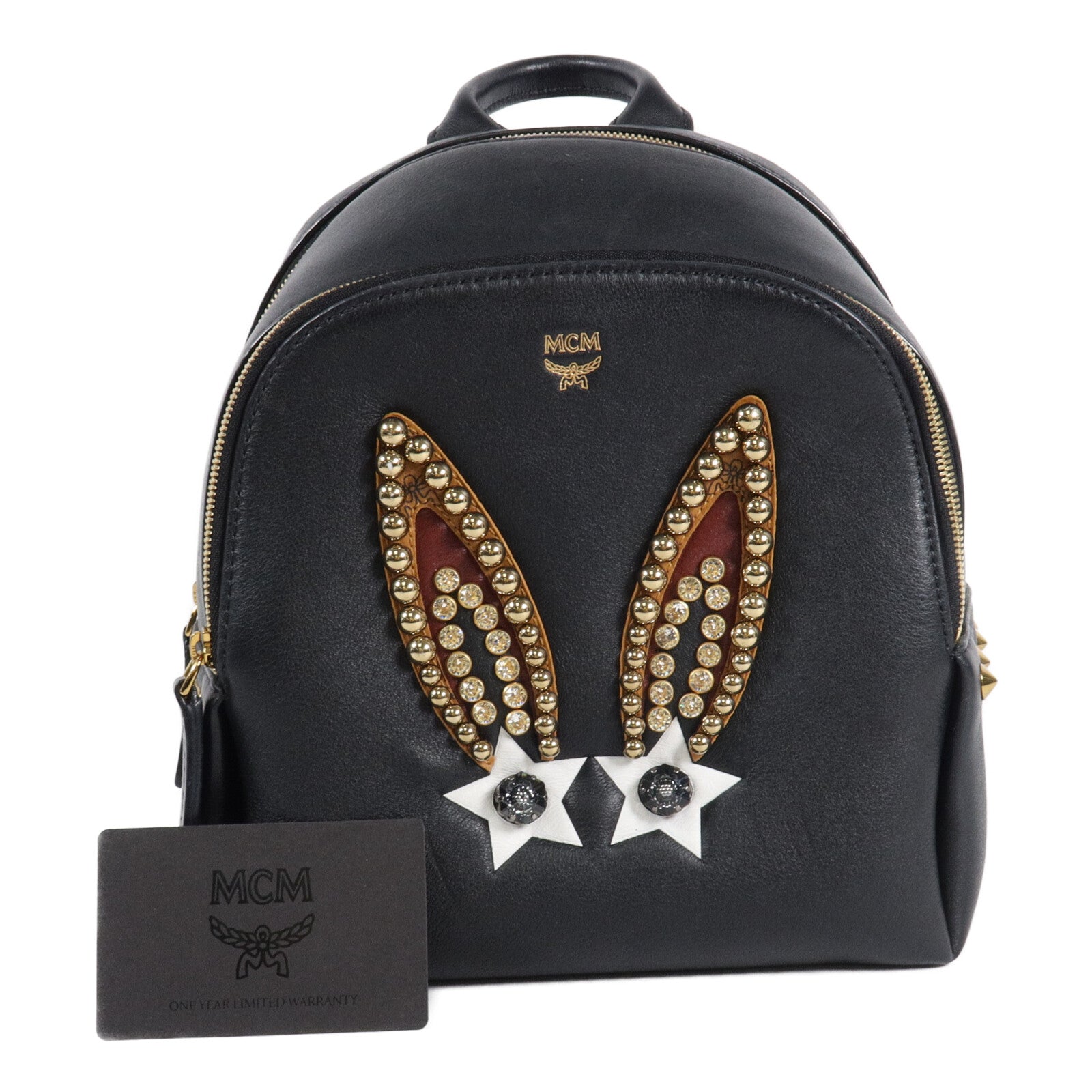 MCM 牛皮皮革Backpack背包