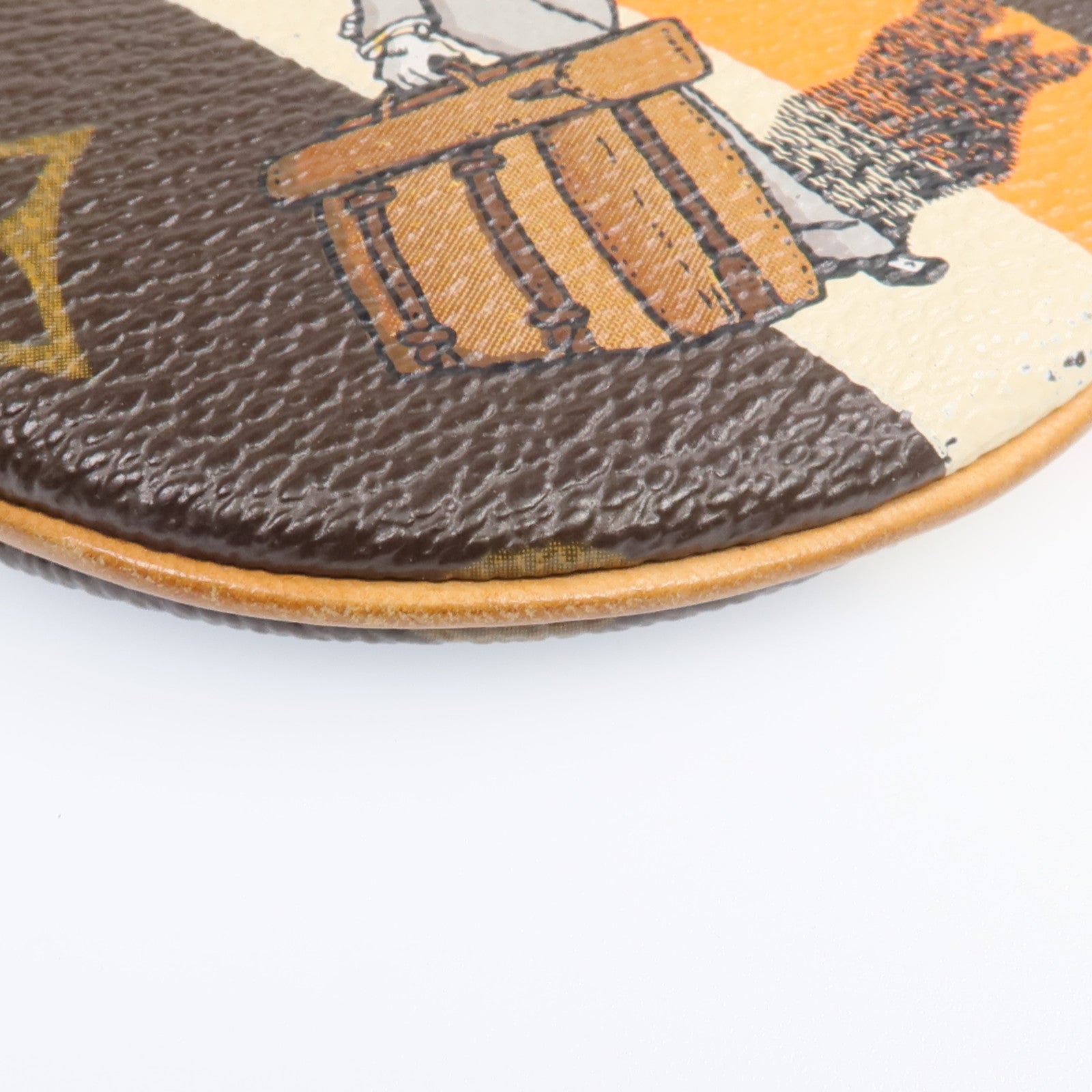 LOUIS VUITTON Monogram Groom Coin Case金扣零錢包