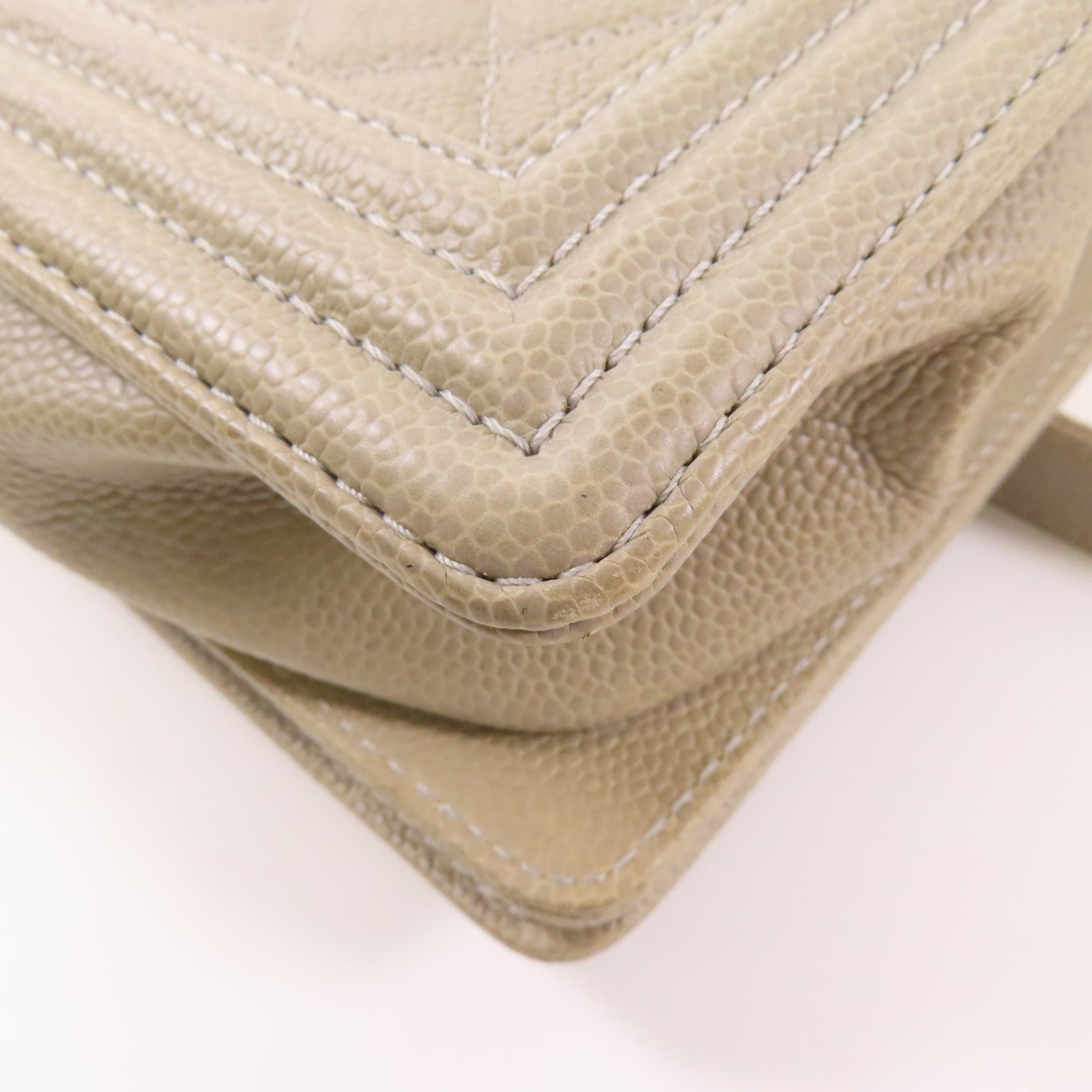 CHANEL 牛皮皮革Boy Chanel 28cm金扣鏈帶肩背袋