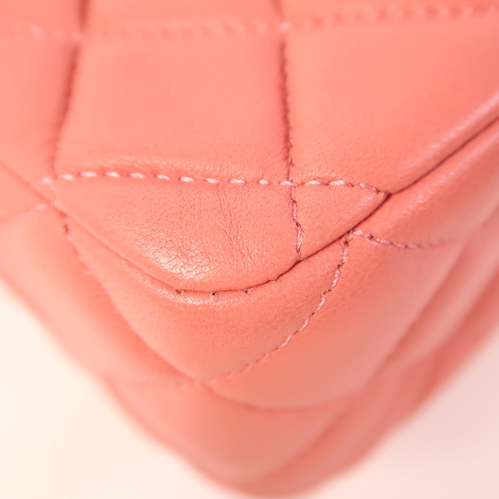 CHANEL 羊皮皮革Chain Shoulder金扣肩背袋