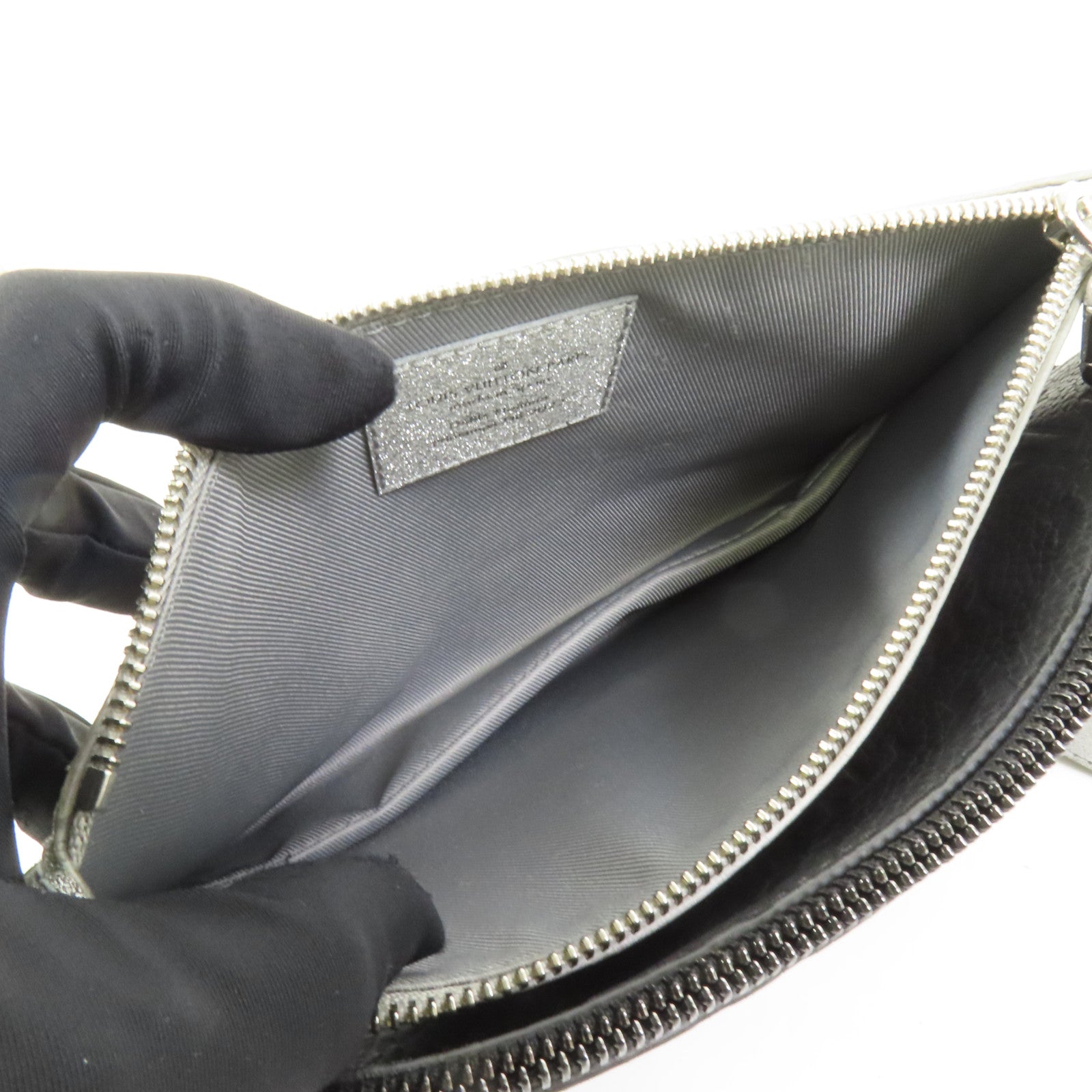 LOUIS VUITTON Damier Trio pouch肩背袋