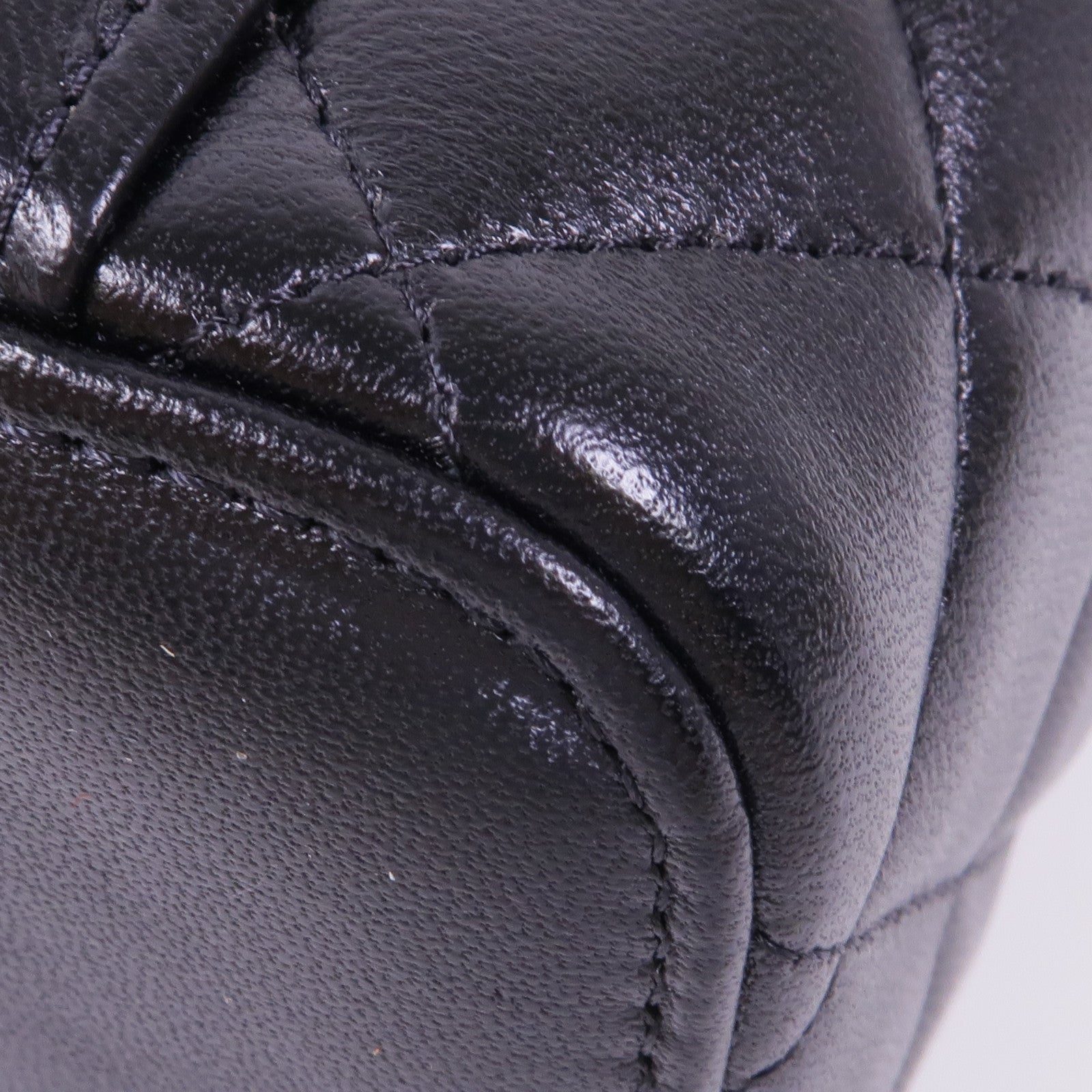 CHANEL 羊皮皮革Vanity Case金扣鏈帶手挽肩背兩用袋