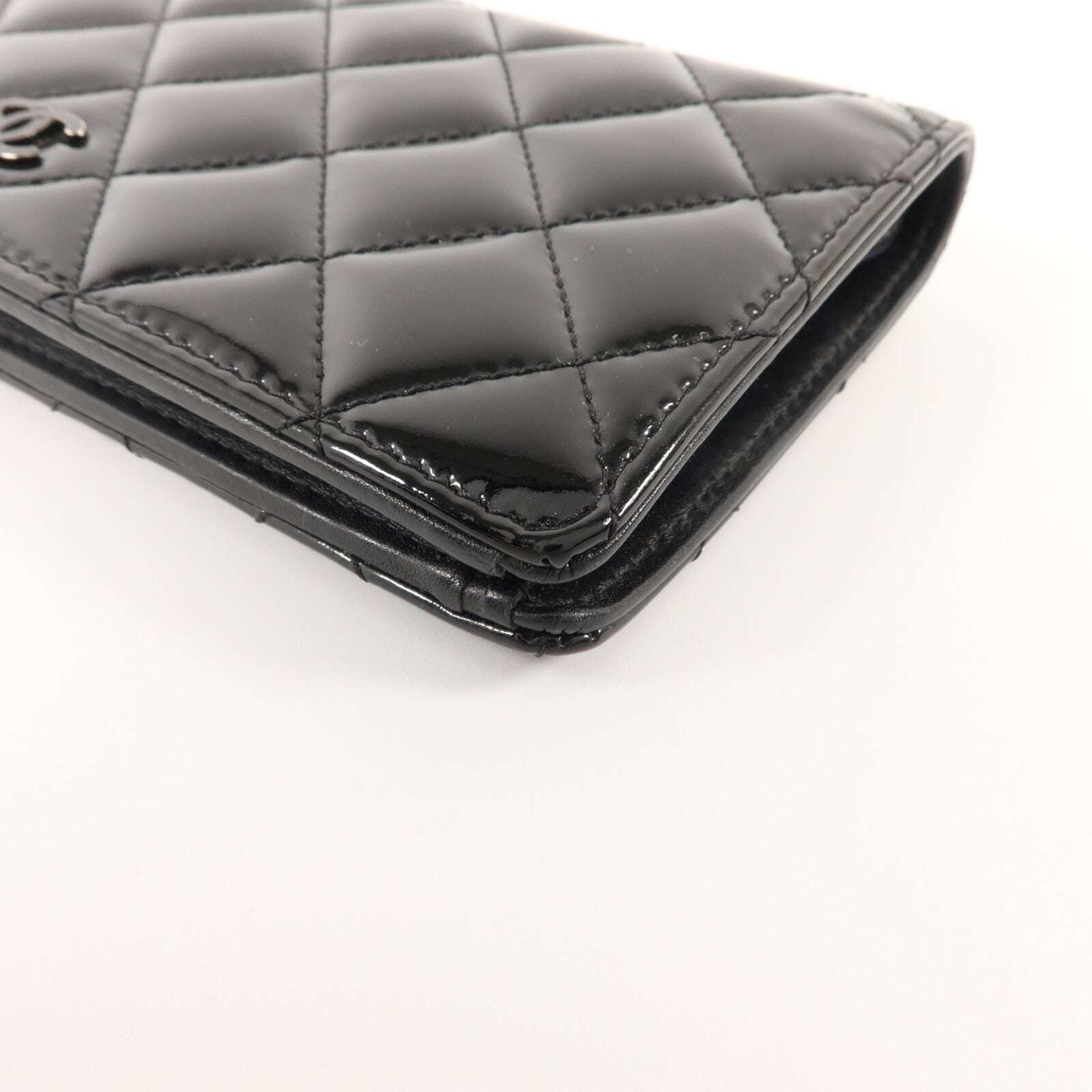 CHANEL 漆皮皮革Long Wallet長錢包