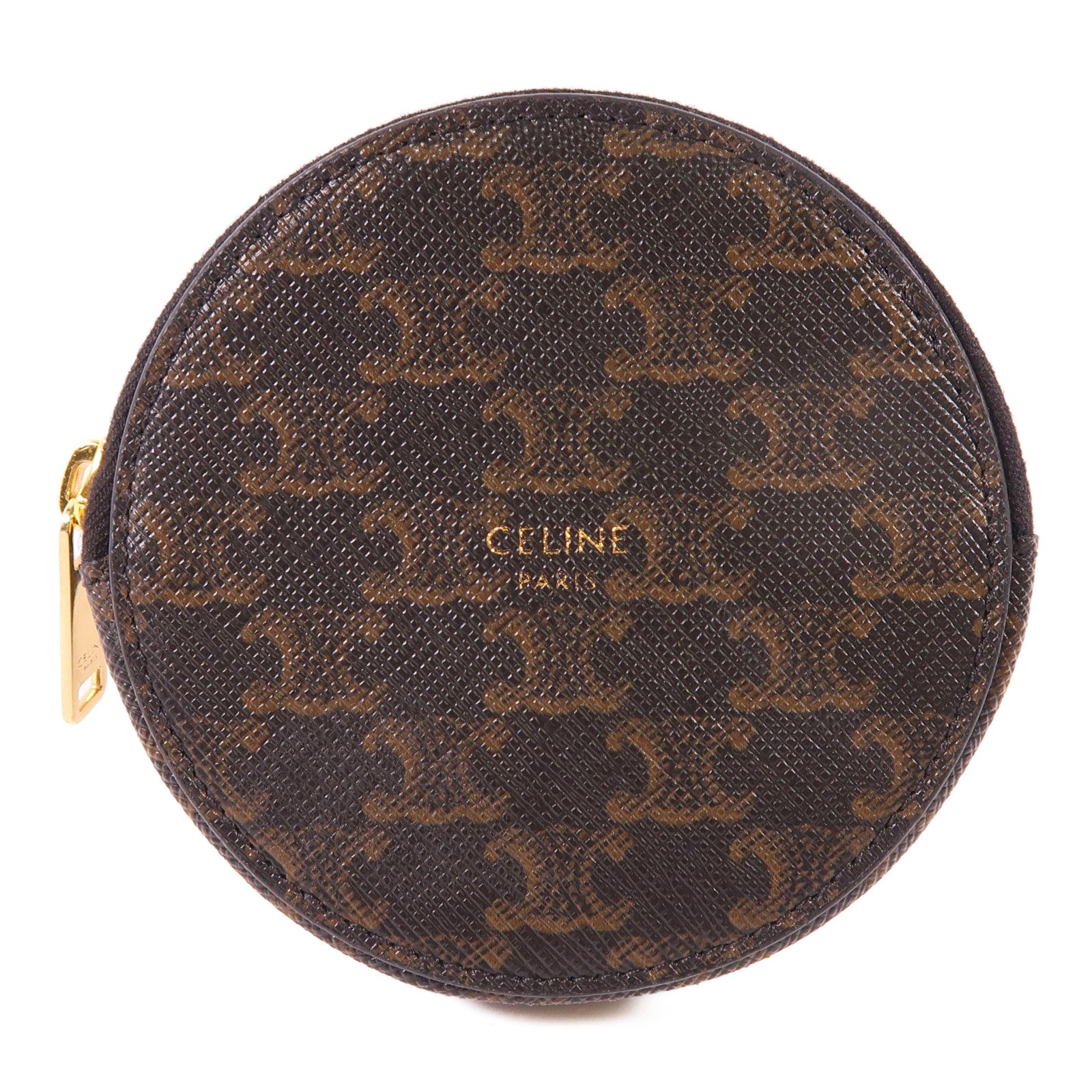 CELINE 塗層帆布Coin Case金扣零錢包