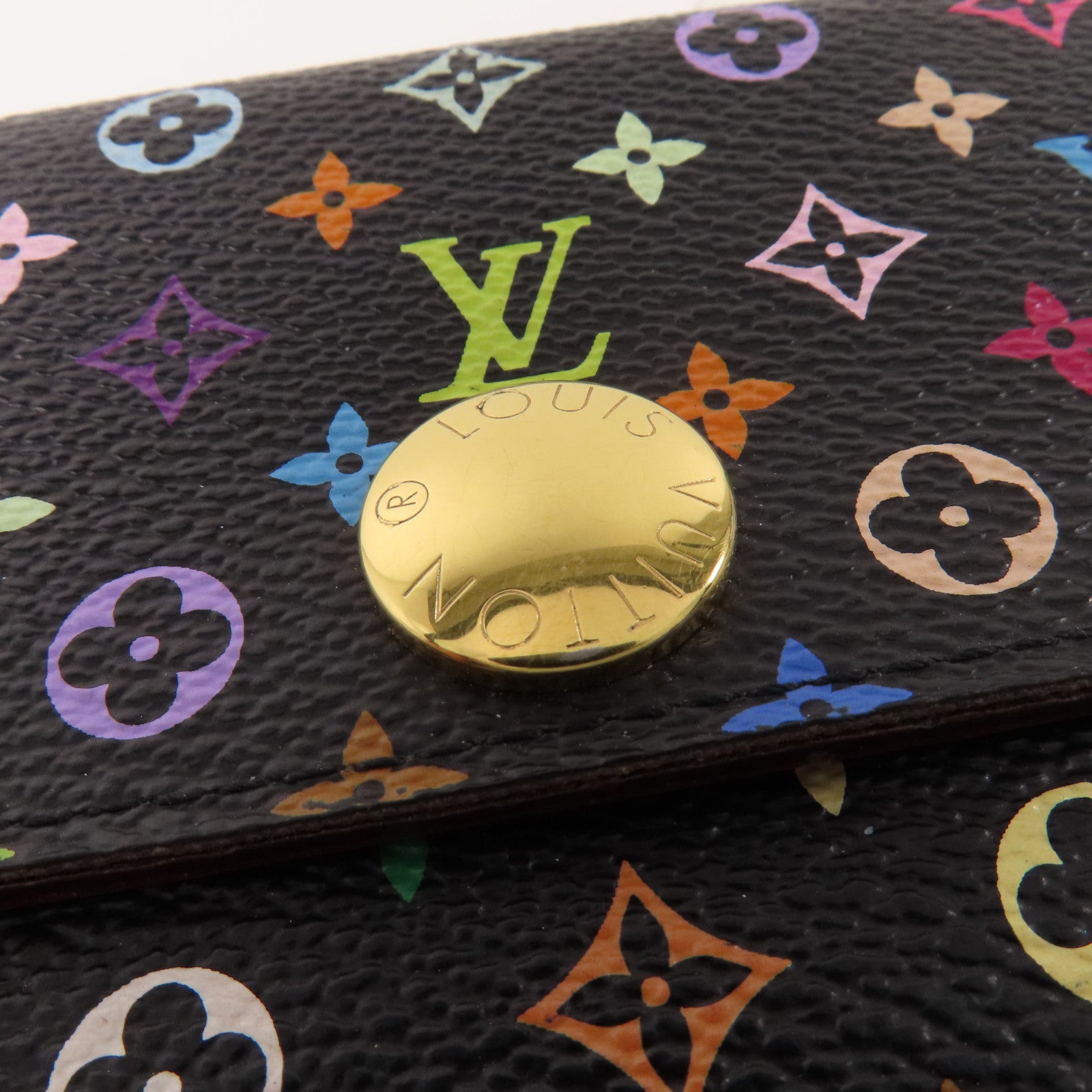 LOUIS VUITTON 【激減優惠】Monogram Multicolore Portefeuille Sarah金扣長錢包