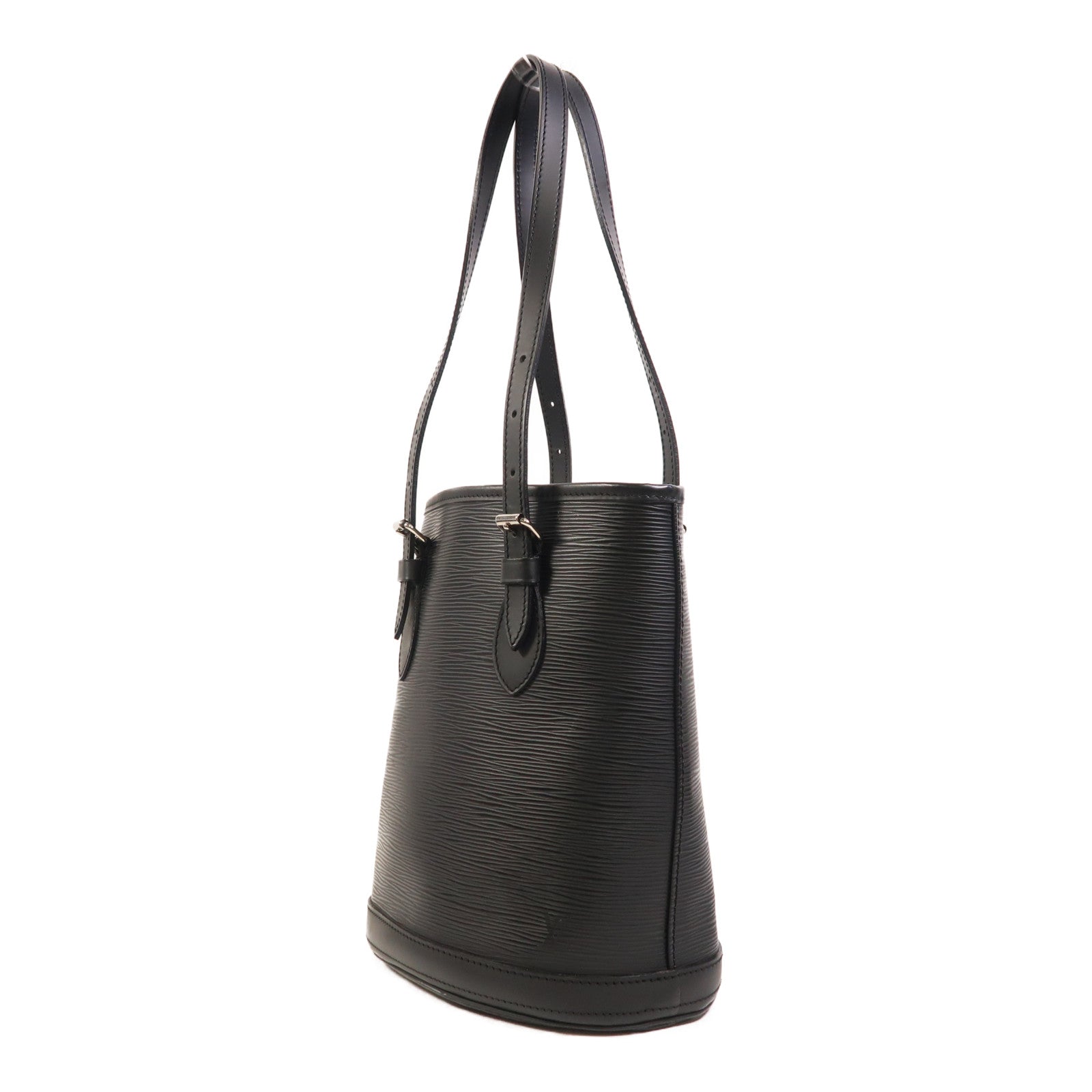 LOUIS VUITTON Epi Bucket PM銀扣肩背袋