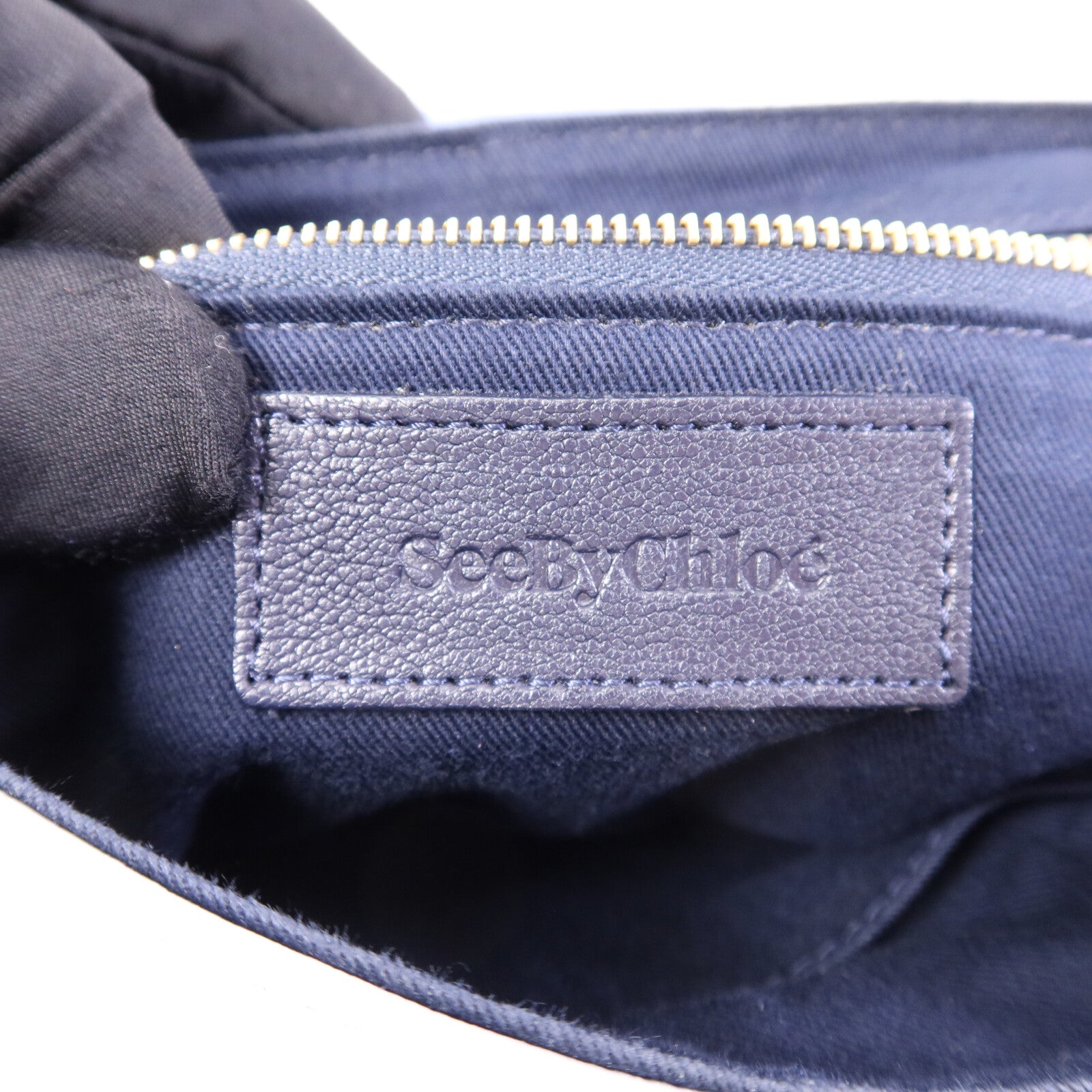 SEE BY CHLOE 牛皮皮革Shoulder Bag金扣肩背袋