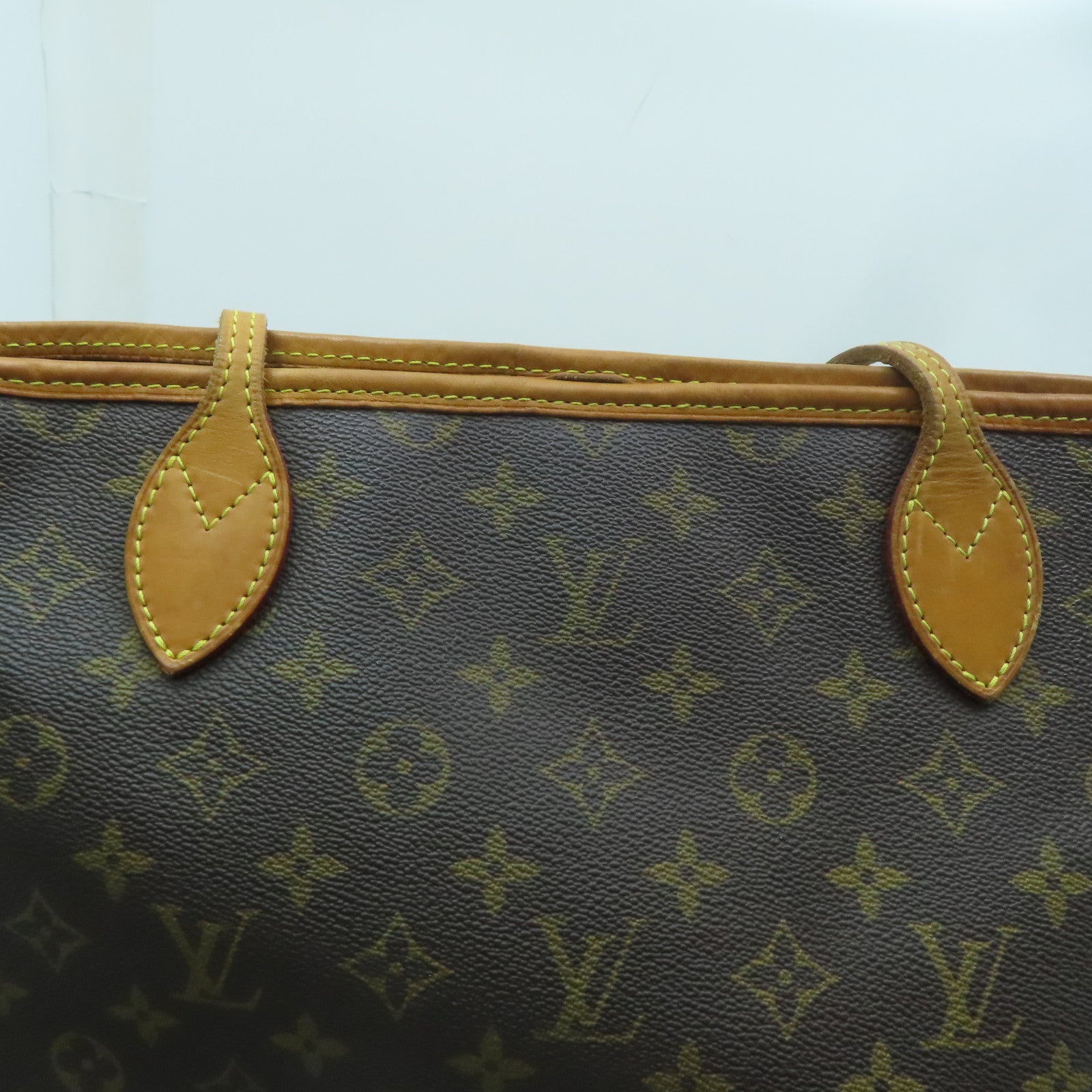 LOUIS VUITTON 【激減優惠】Monogram Neverfull GM金扣肩背袋啡色