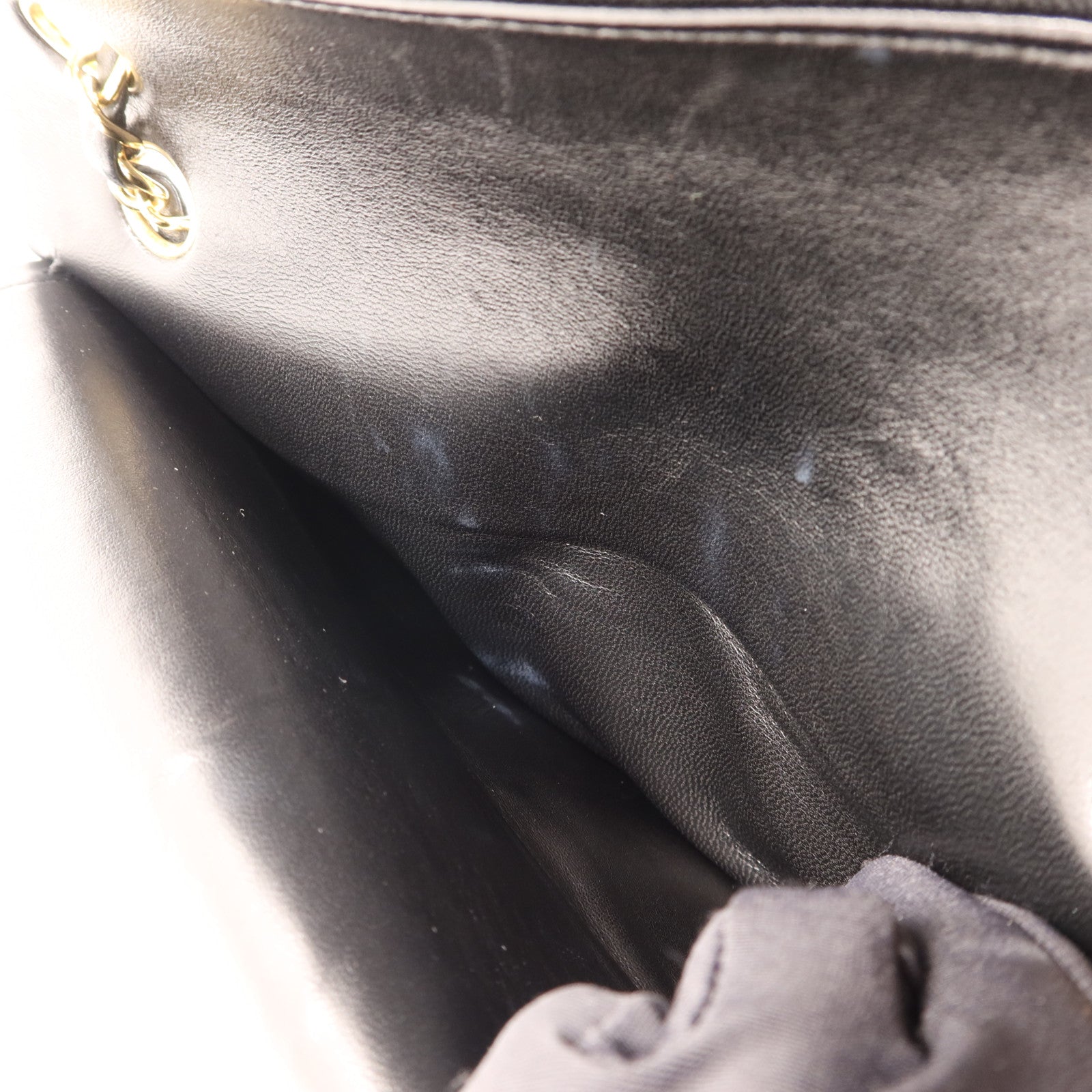 CHANEL 羊皮皮革Classic 25金扣鏈帶肩背袋