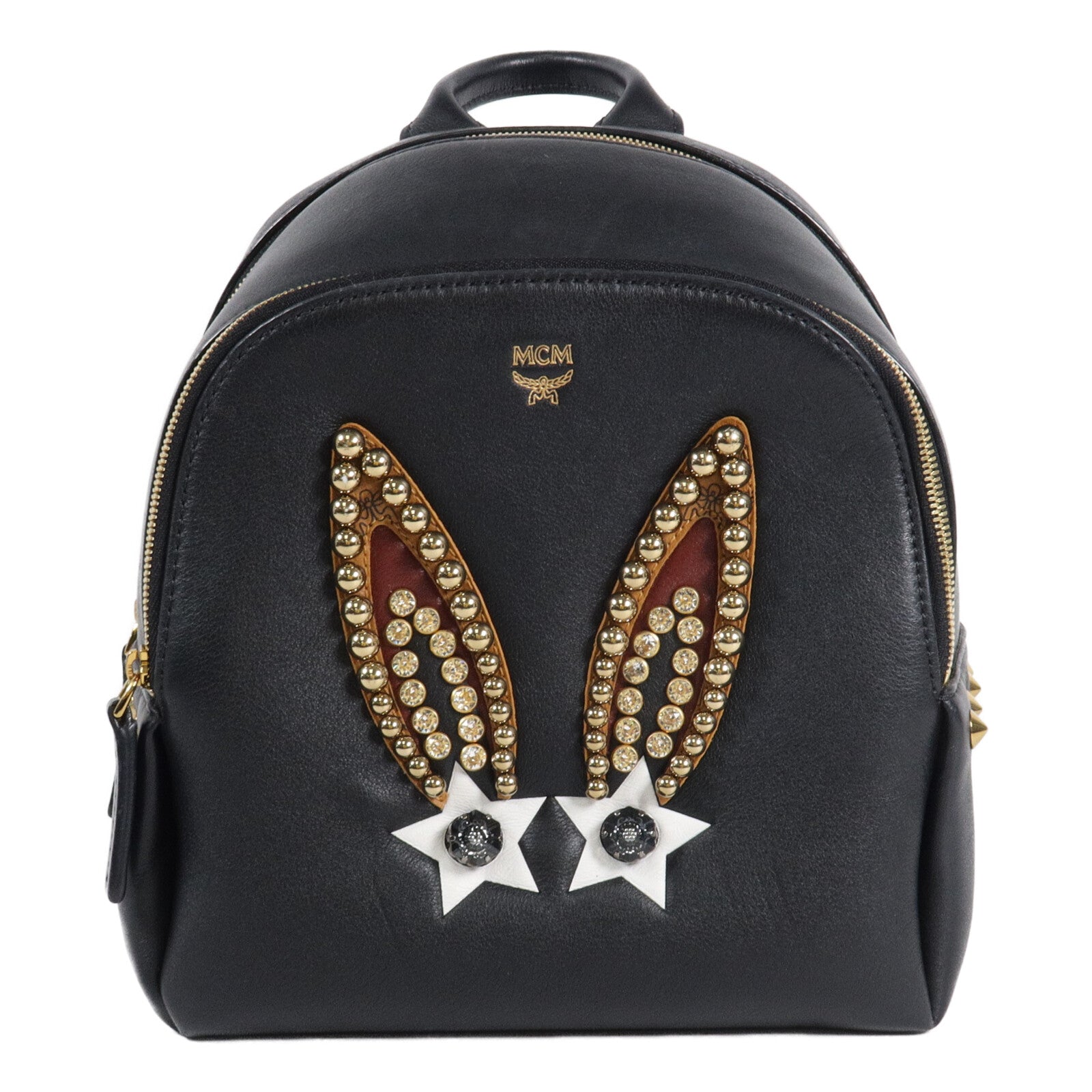 MCM 牛皮皮革Backpack背包