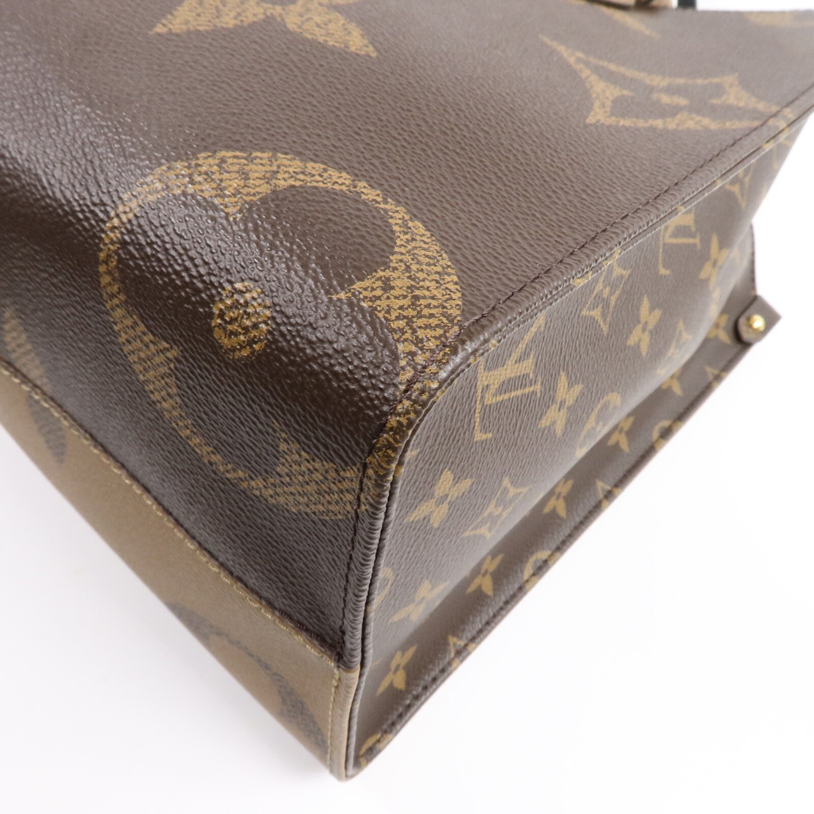 LOUIS VUITTON Monogram Giant On The Go MM手挽肩背兩用袋
