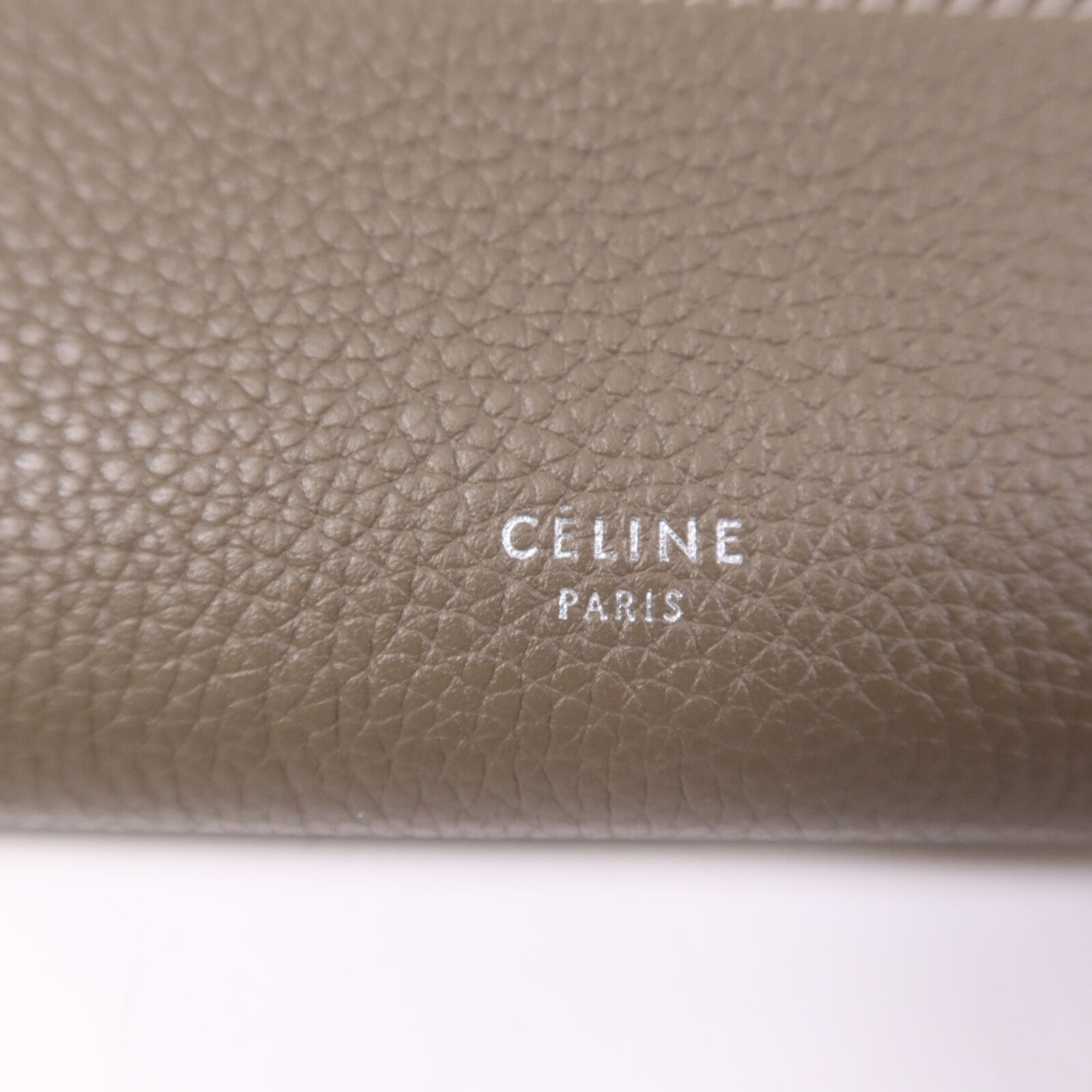 CELINE 【激減優惠】牛皮皮革Long Wallet銀扣長錢包