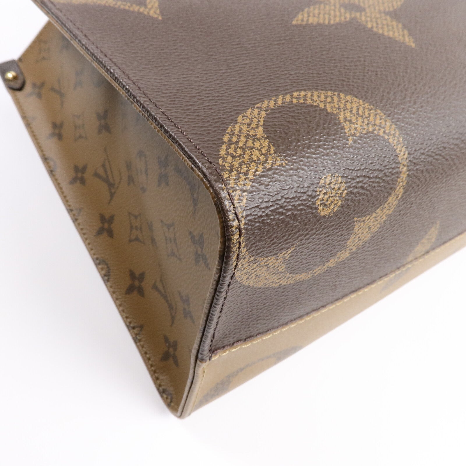 LOUIS VUITTON Monogram Giant On The Go MM手挽肩背兩用袋