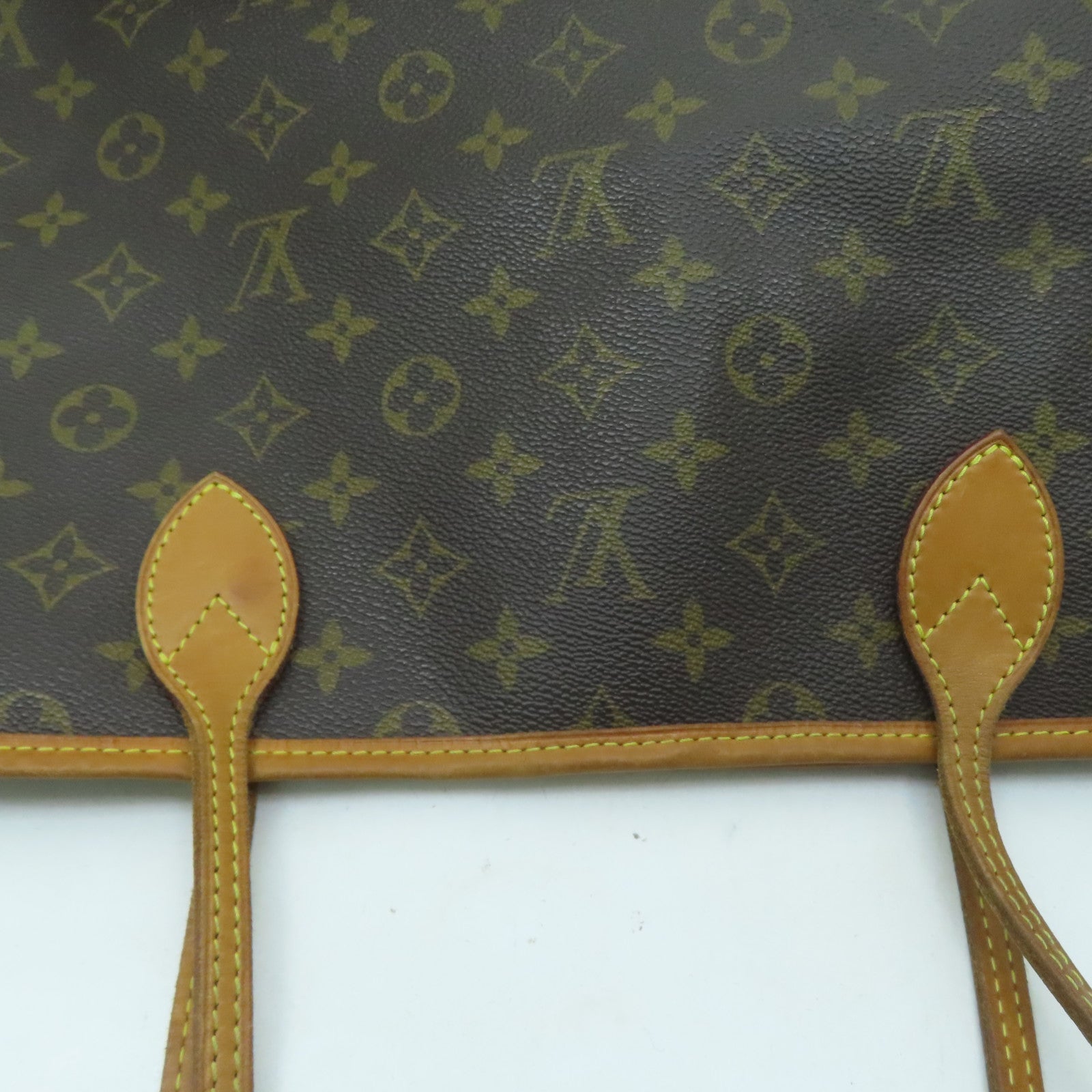 LOUIS VUITTON 【激減優惠】Monogram Neverfull GM金扣肩背袋啡色