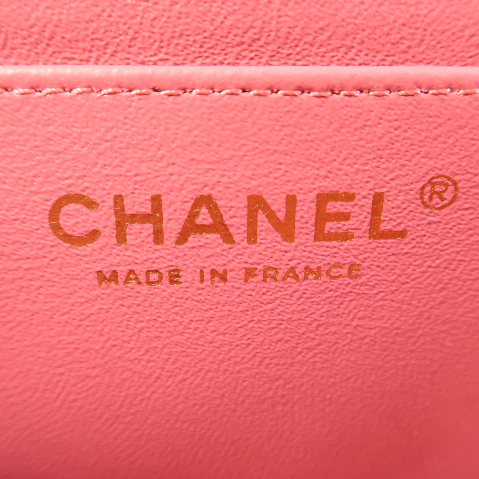 CHANEL 羊皮皮革Chain Shoulder金扣肩背袋