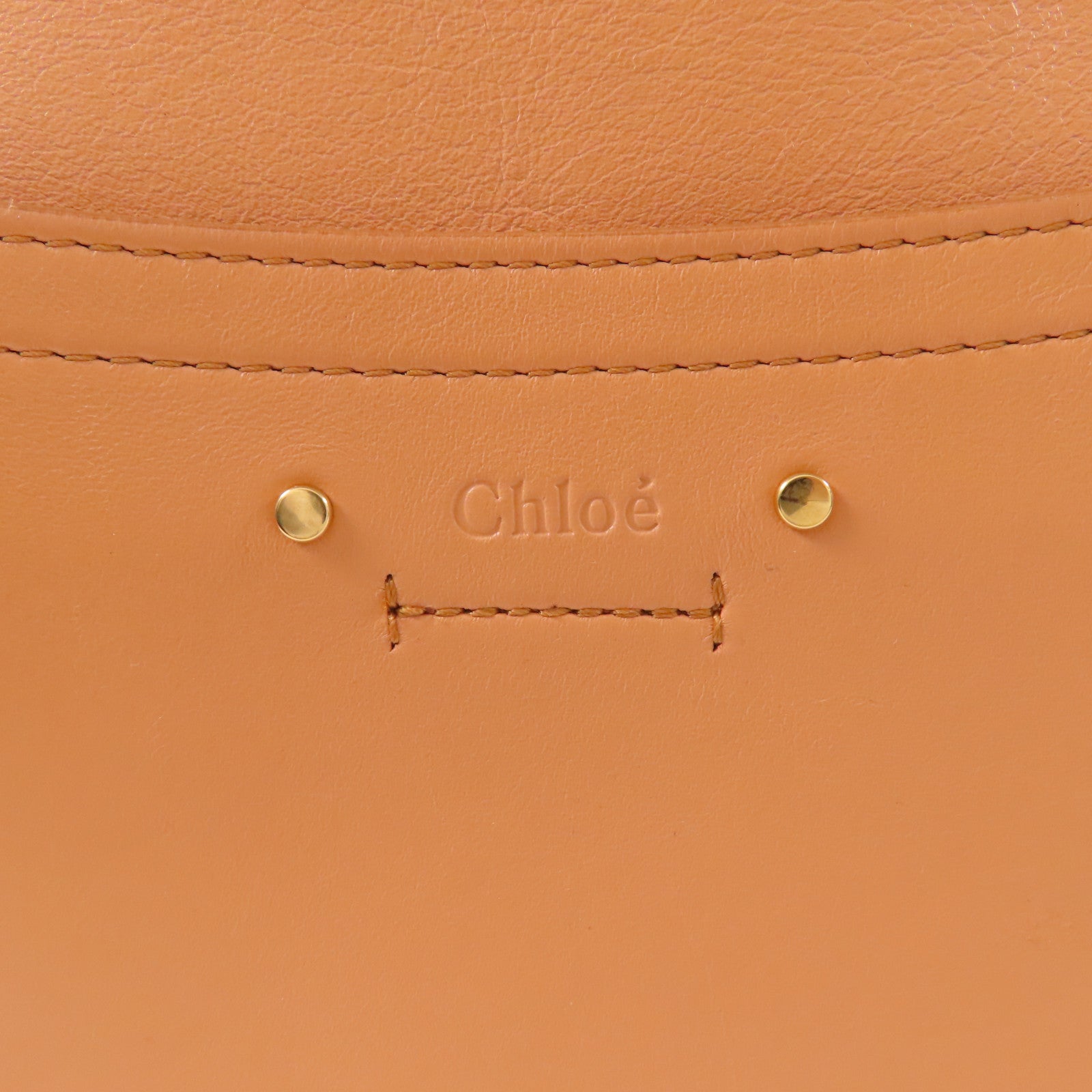 Chloe 【激減優惠】牛皮皮革Shoulder Bag金扣手挽肩背兩用袋