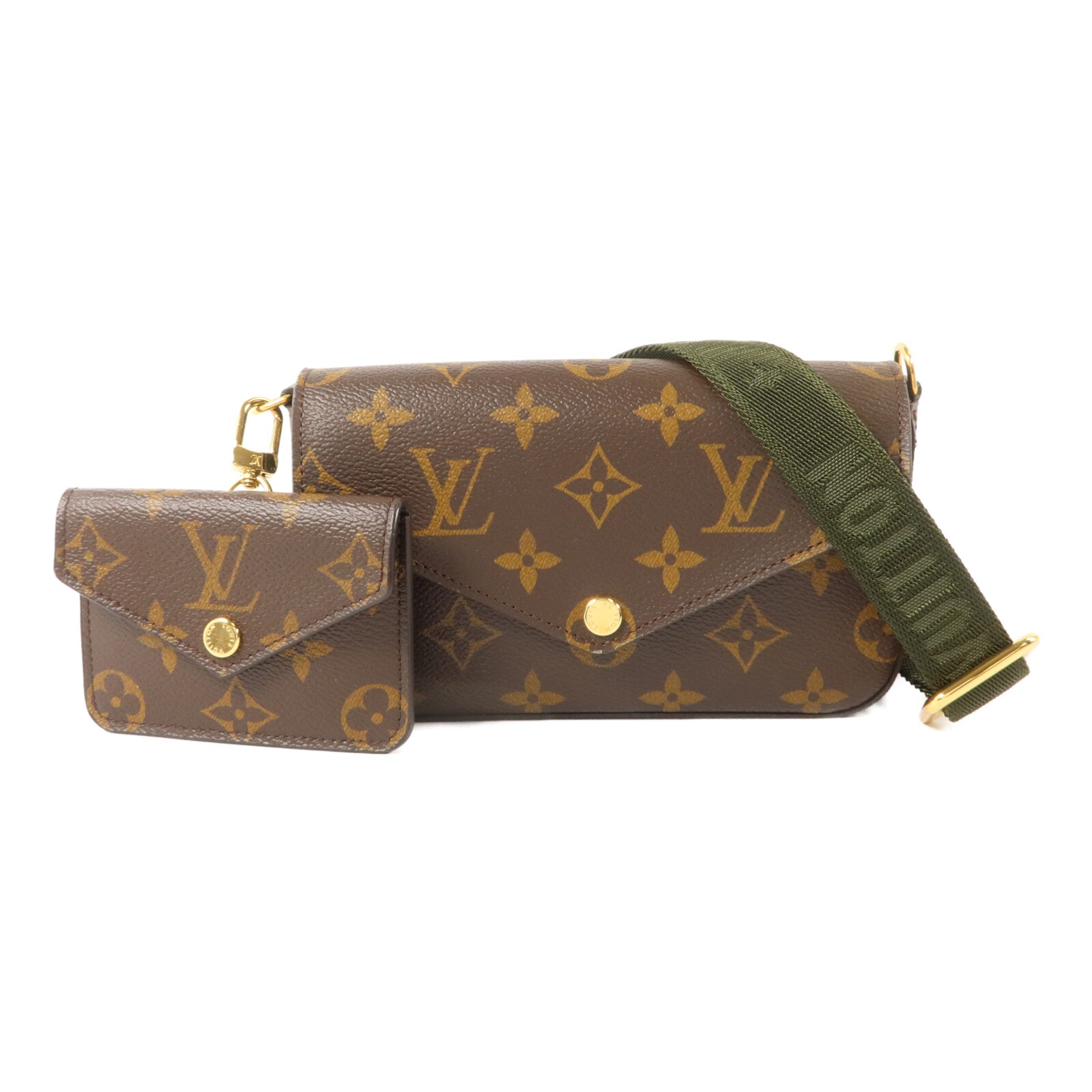 LOUIS VUITTON Monogram Felicie Strap & Go肩背袋