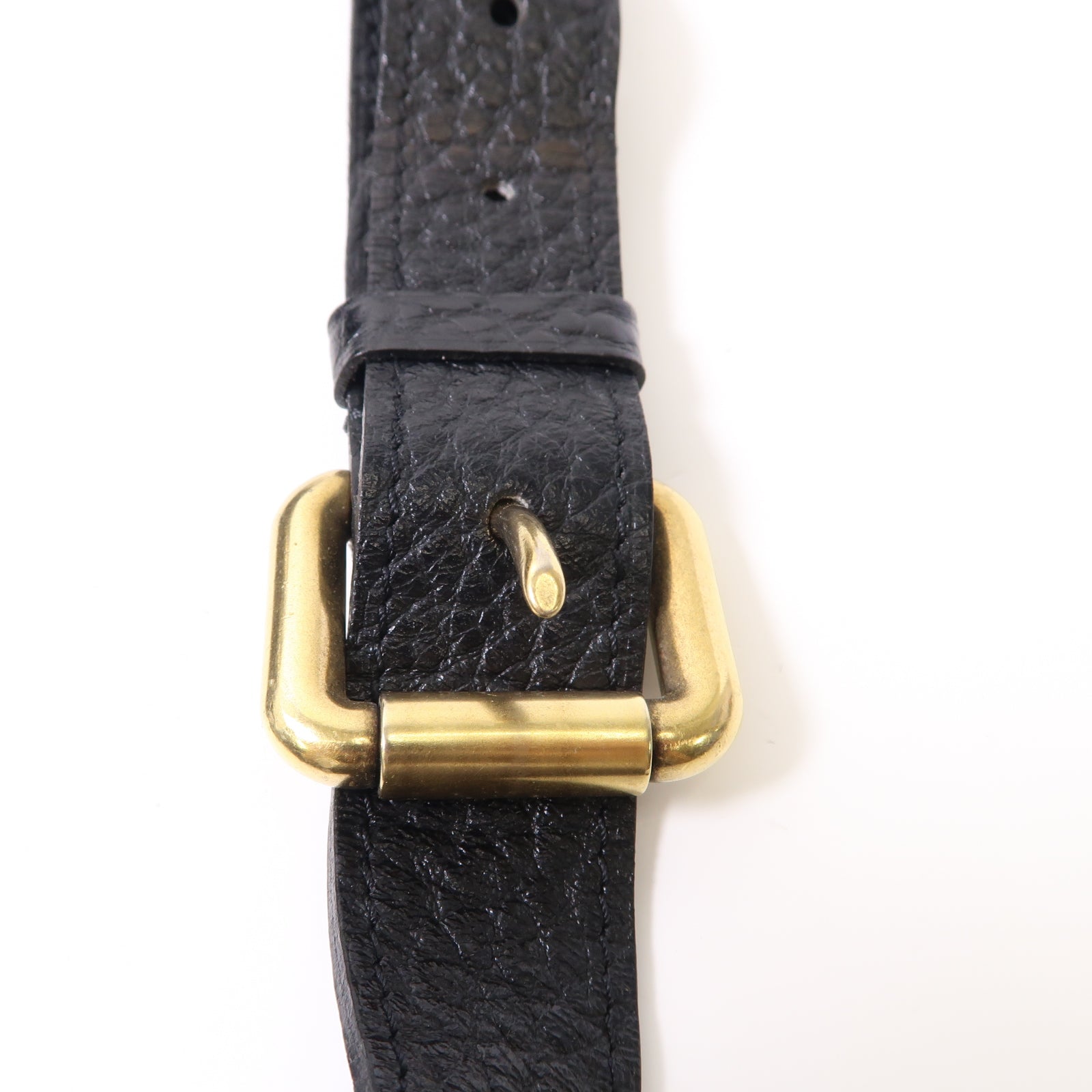 LOUIS VUITTON Monogram Denim Neo Cabby MM金扣肩背袋黑色