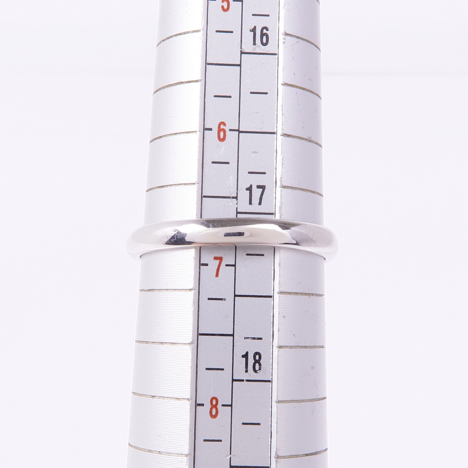 JEWELRY PT900鉑金Sapphire Diamond Ring藍寶石/鑽石戒指US#7