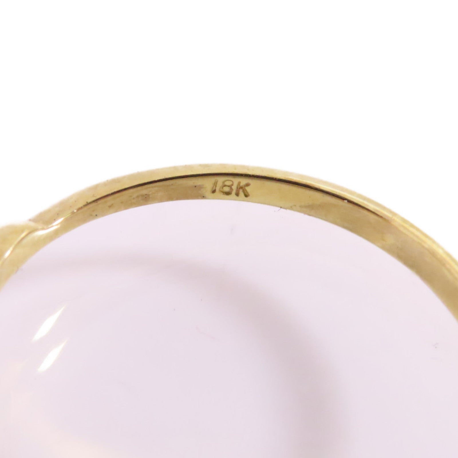 JEWELRY 18K黃金/鑽石Diamond Ring戒指US#6.5