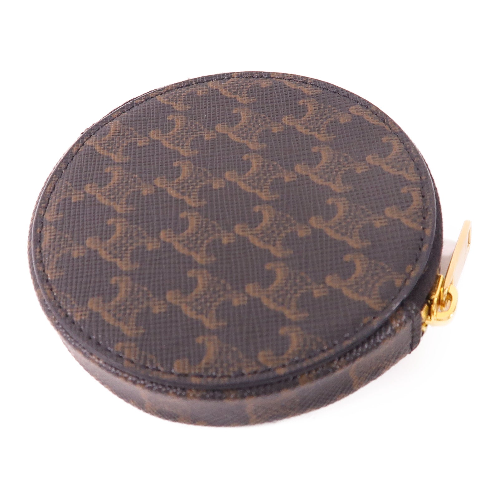 CELINE 塗層帆布Coin Case金扣零錢包