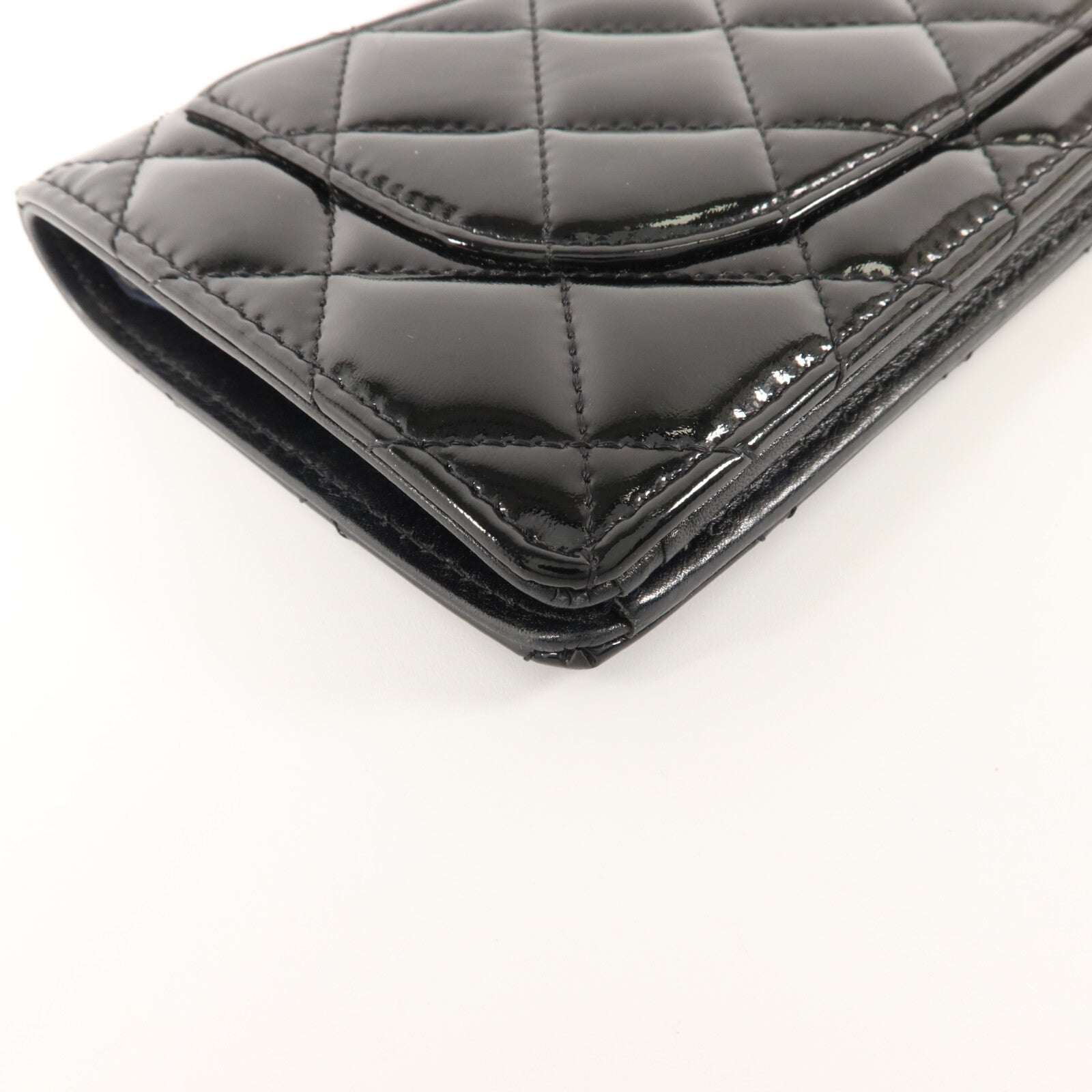 CHANEL 漆皮皮革Long Wallet長錢包