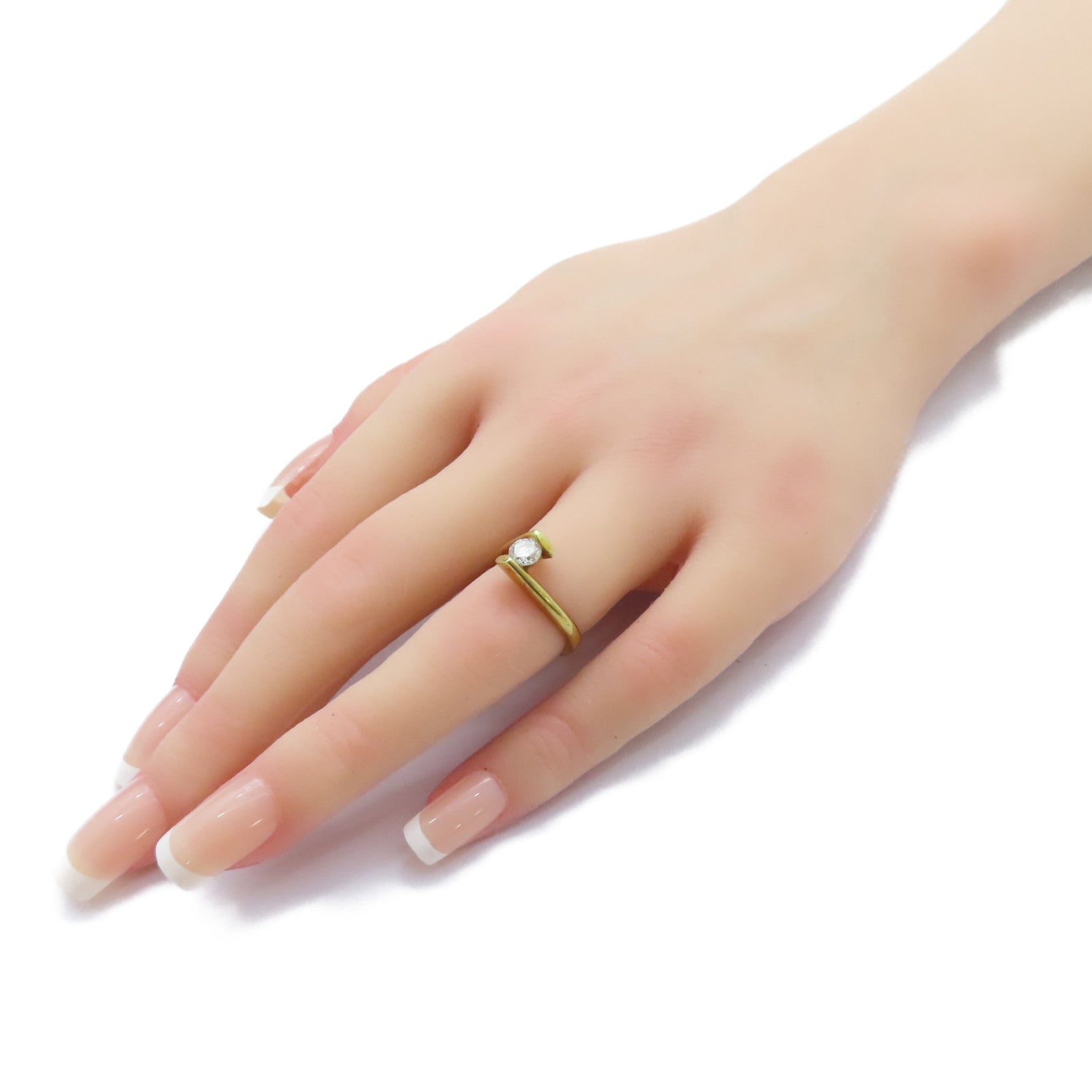 JEWELRY 【激減優惠】14K黃金Diamond Ring鑽石戒指US#.75