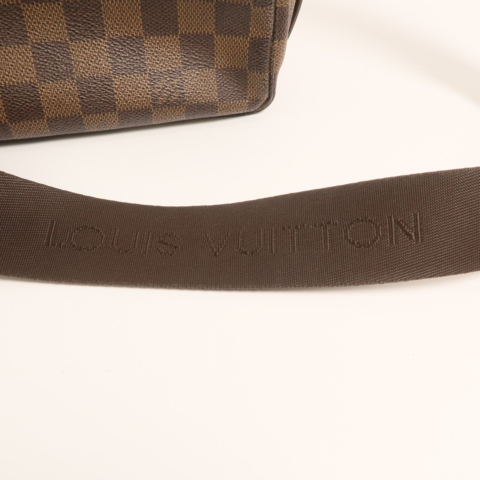 LOUIS VUITTON 【激減優惠】Damier Naviglio金扣肩背袋