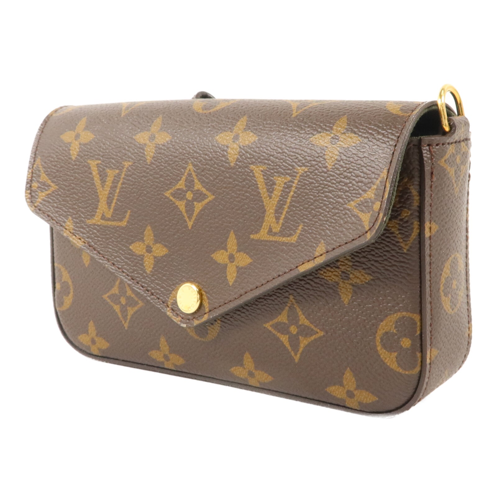 LOUIS VUITTON Monogram Felicie Strap & Go肩背袋