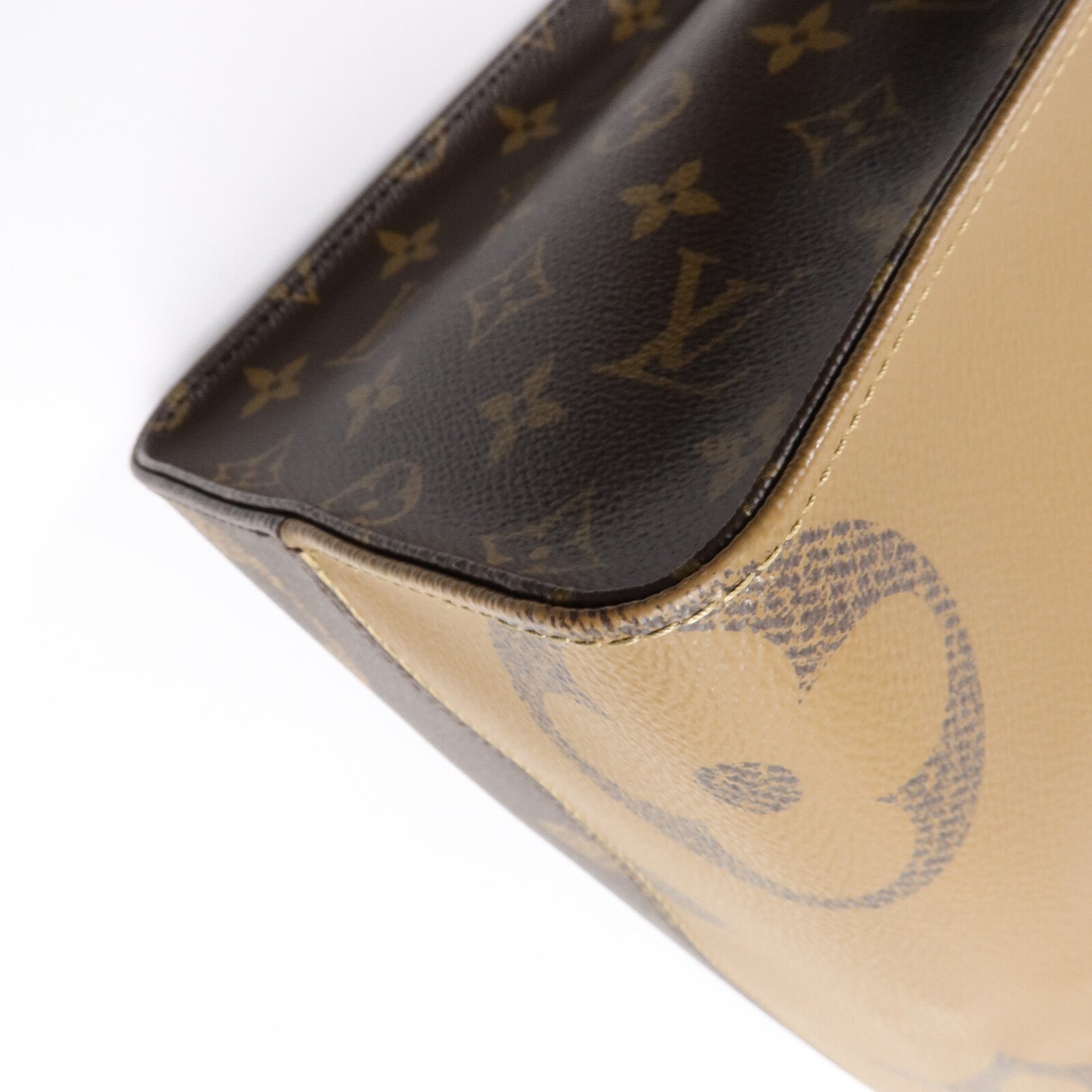 LOUIS VUITTON Monogram Giant On The Go MM手挽肩背兩用袋
