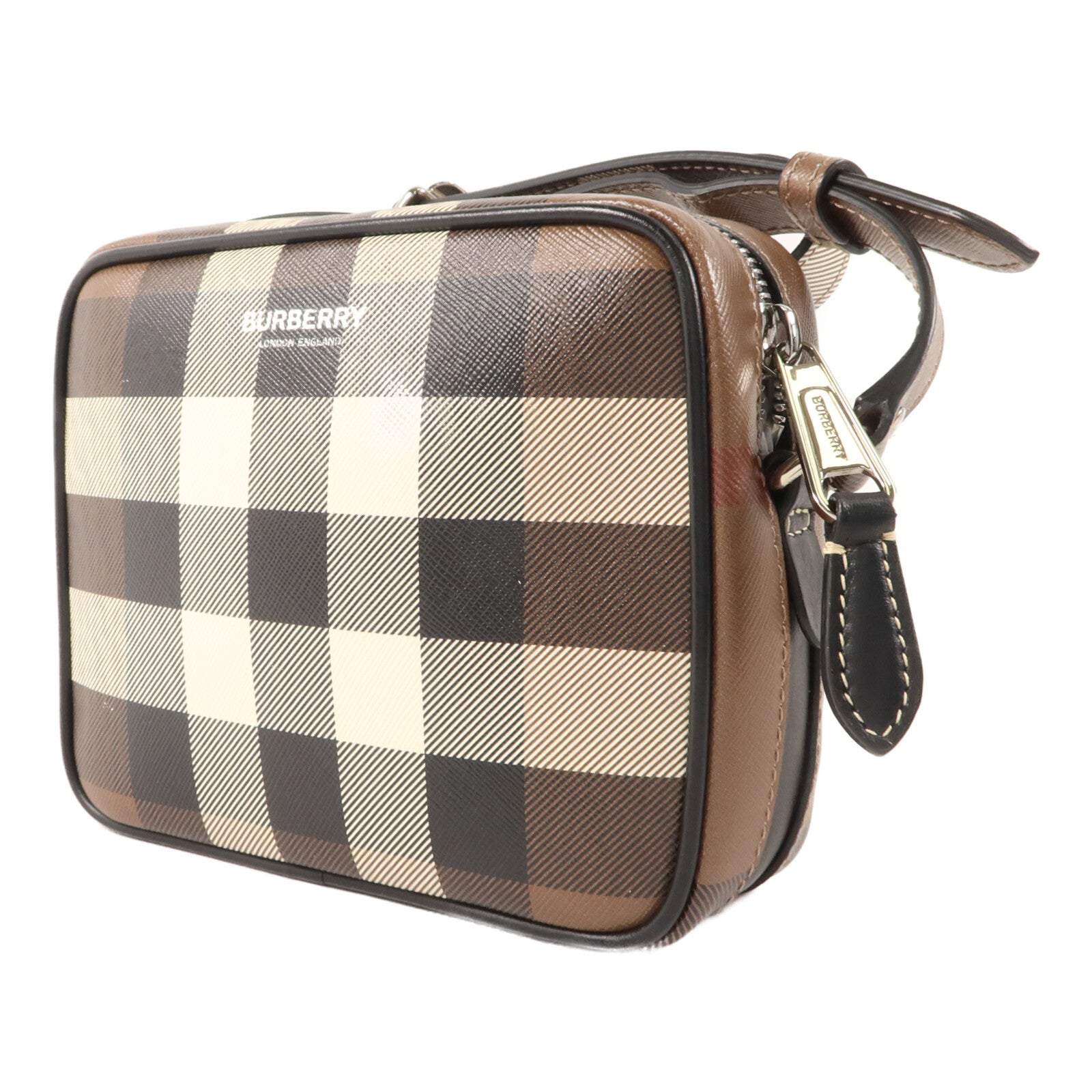 BURBERRY 塗層帆布Shoulder Bag肩背袋