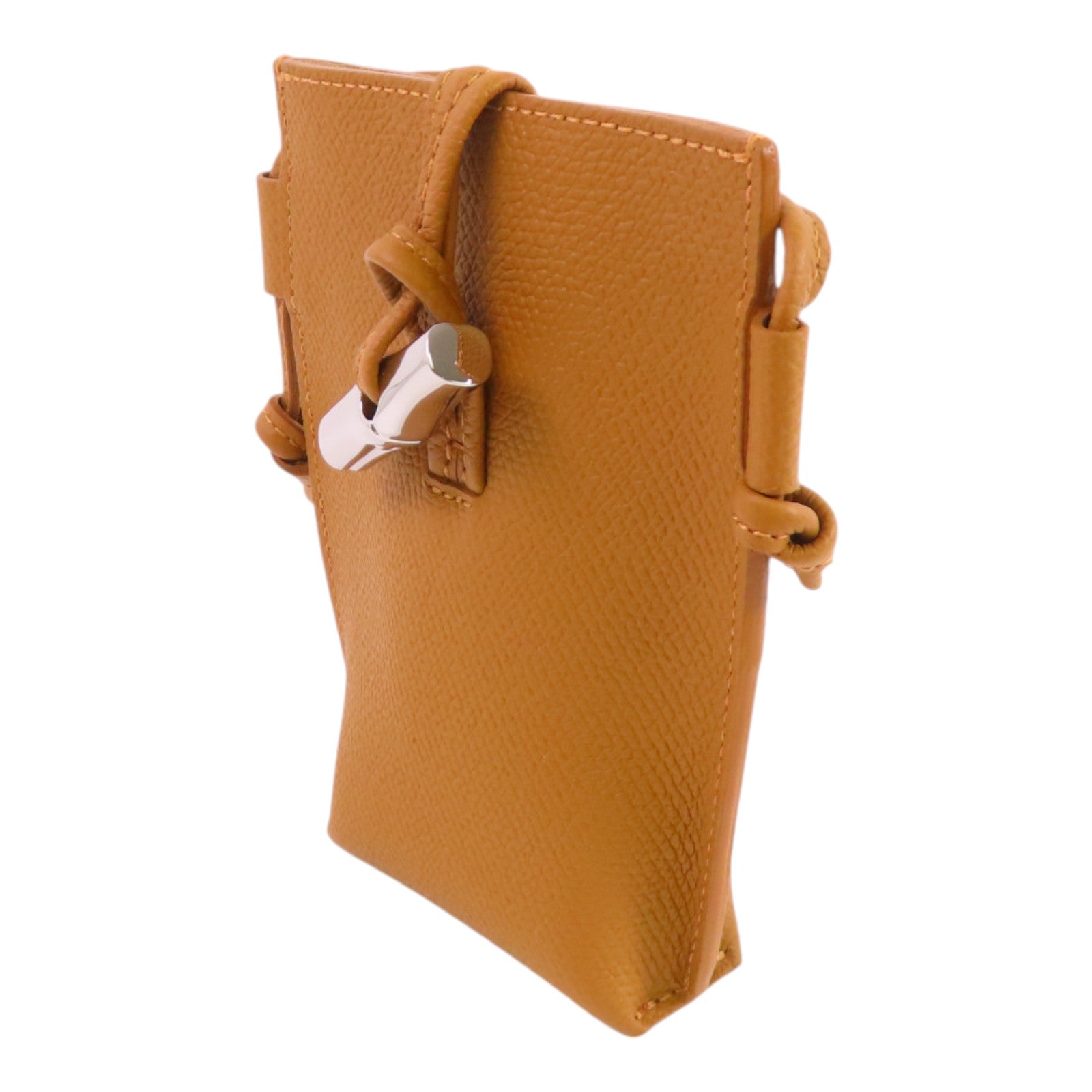 Longchamp SHW Le Roseau Phone Shoulder Bag 34180HFP404 Calfskin Leather