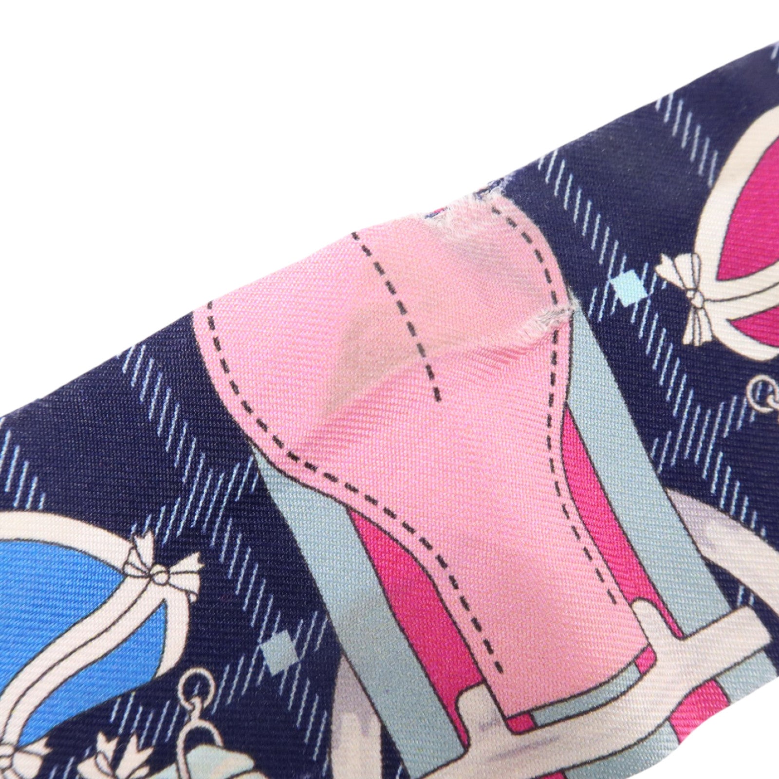 HERMES 絲質Twilly絲巾