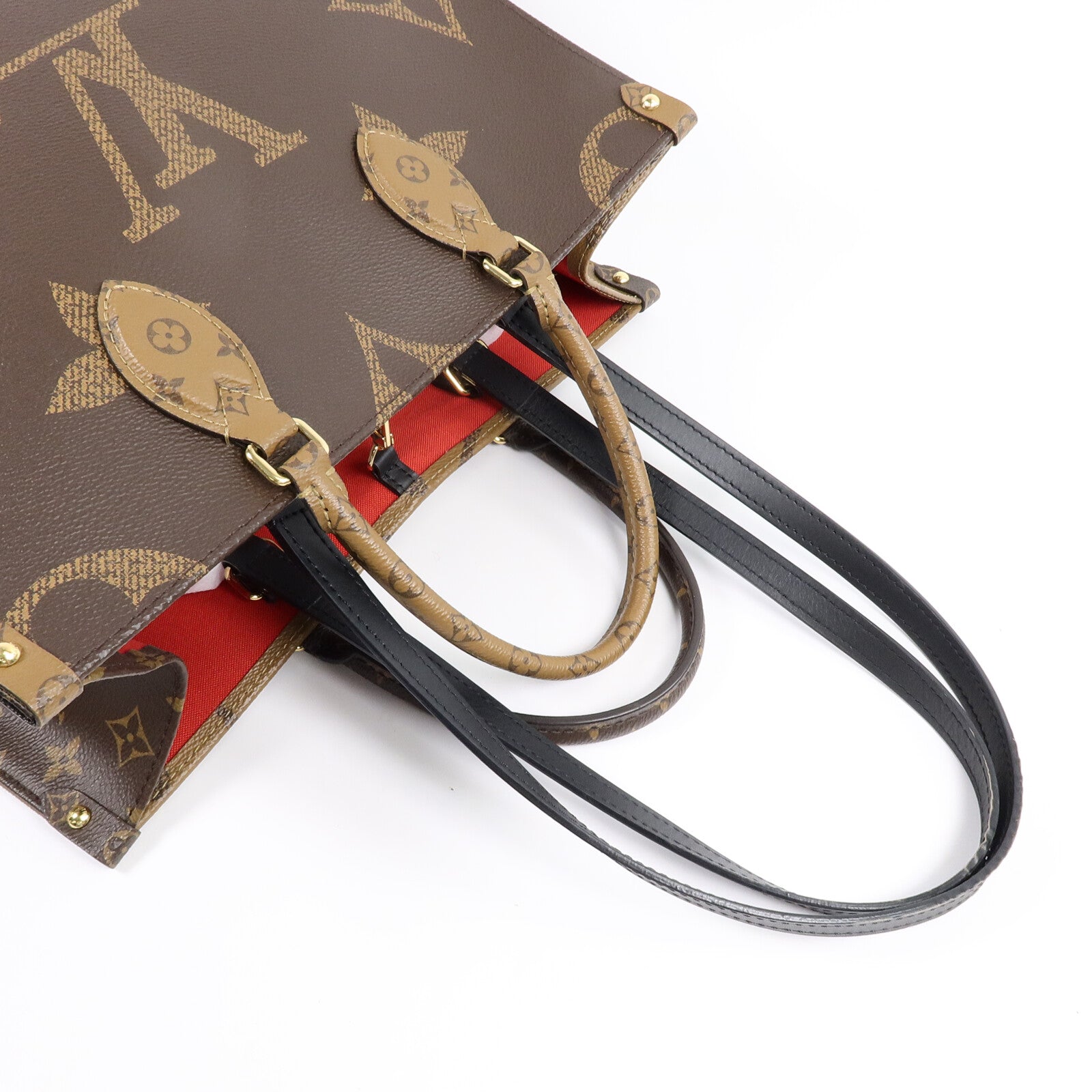 LOUIS VUITTON Monogram Giant On The Go MM手挽肩背兩用袋