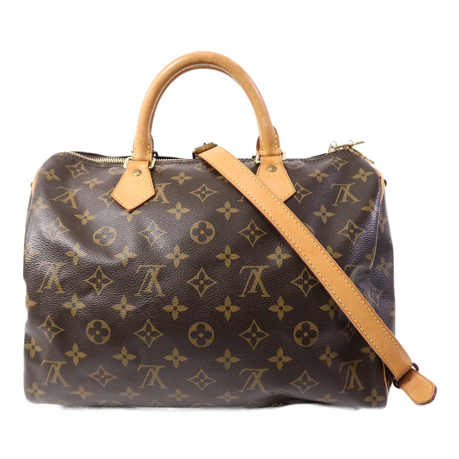 LOUIS VUITTON Monogram Speedy Bandouliere 30手挽肩背兩用袋