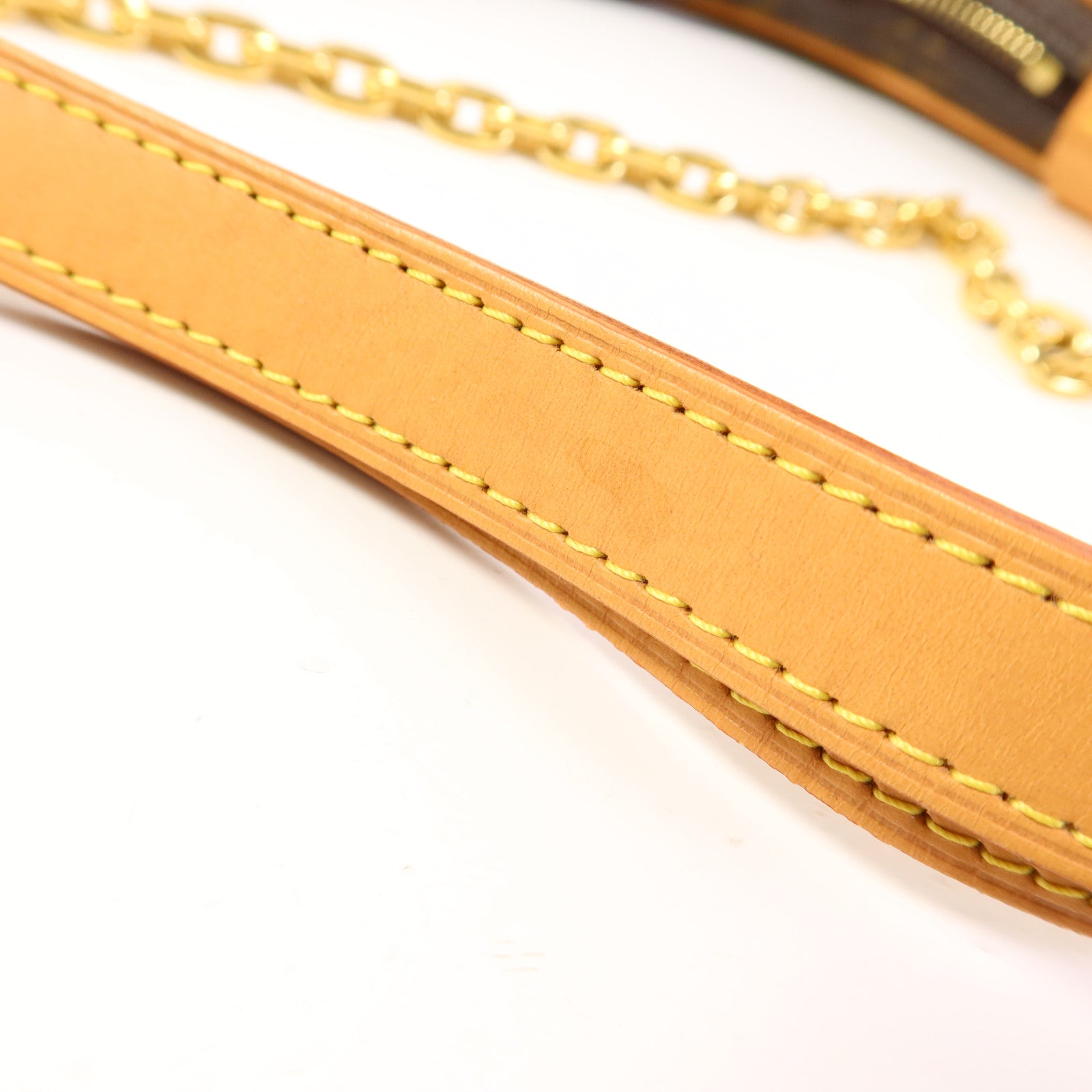 LOUIS VUITTON Monogram Loop金扣肩背袋棕色