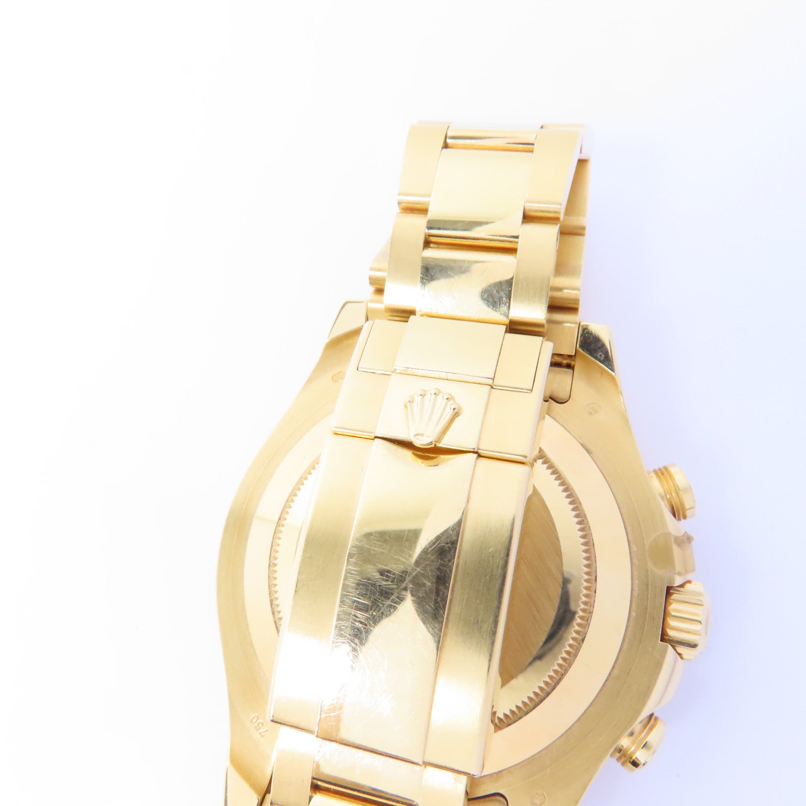 ROLEX Yacht Master II 18K黃金手錶自動機芯白色