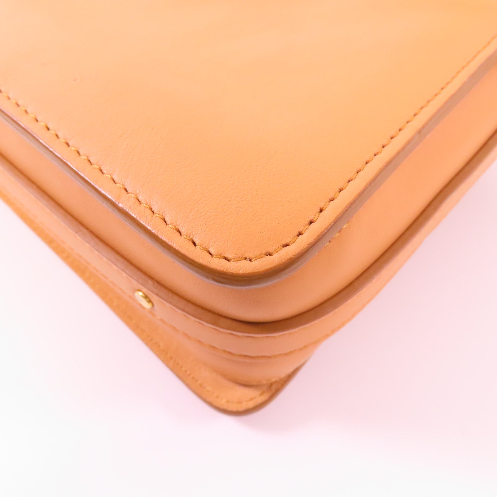 Chloe 牛皮皮革Shoulder Bag金扣手挽肩背兩用袋