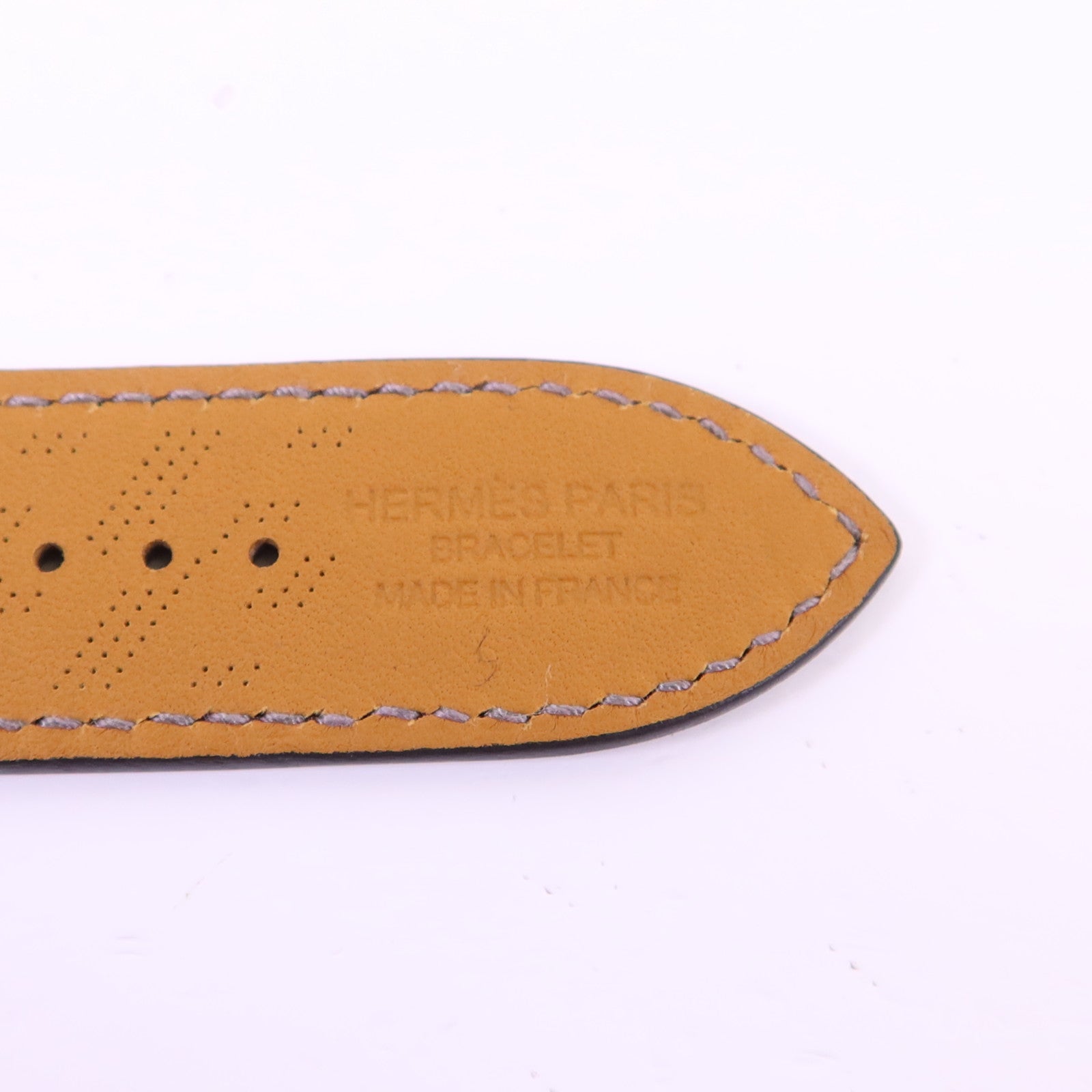 HERMES Swift皮革Apple Watch Strap銀扣錶帶