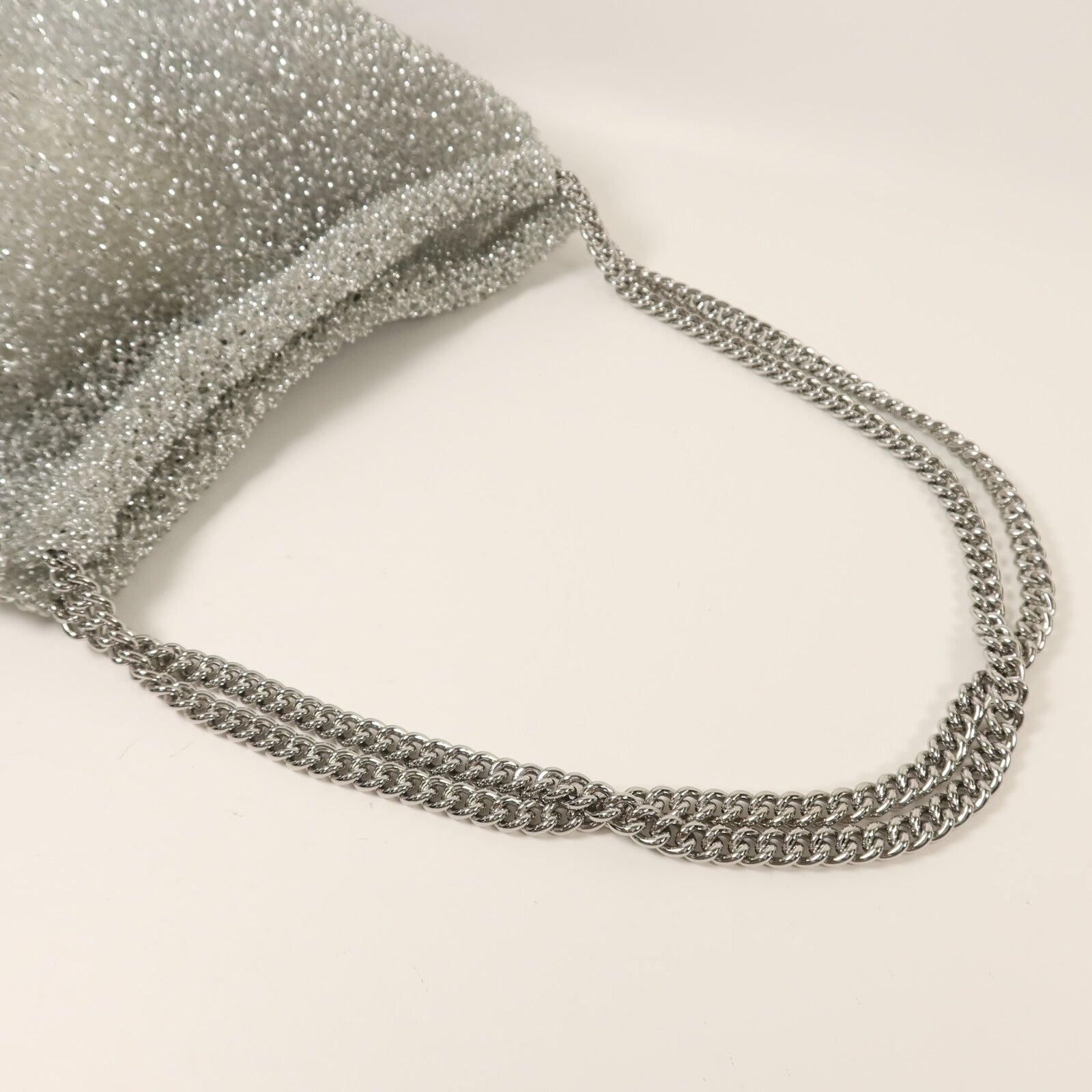 ANTEPRIMA PVC Chain Shoulder銀扣鏈帶肩背袋