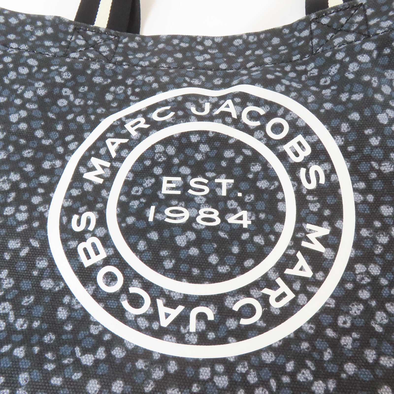 MARC JACOBS 【激減優惠】帆布Tote Bag銀扣手挽袋黑色/藍色