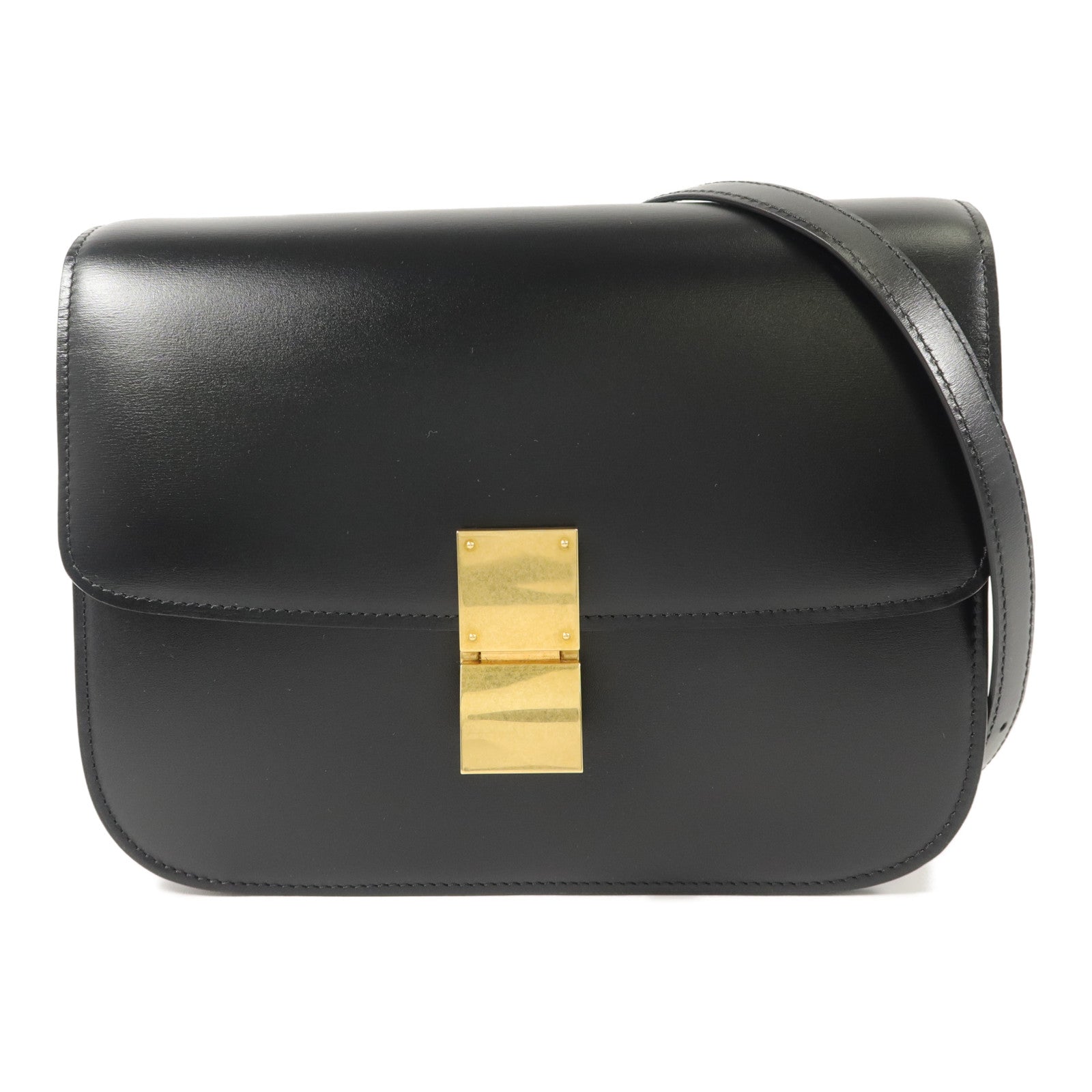 CELINE 牛皮皮革Classic Box Medium肩背袋