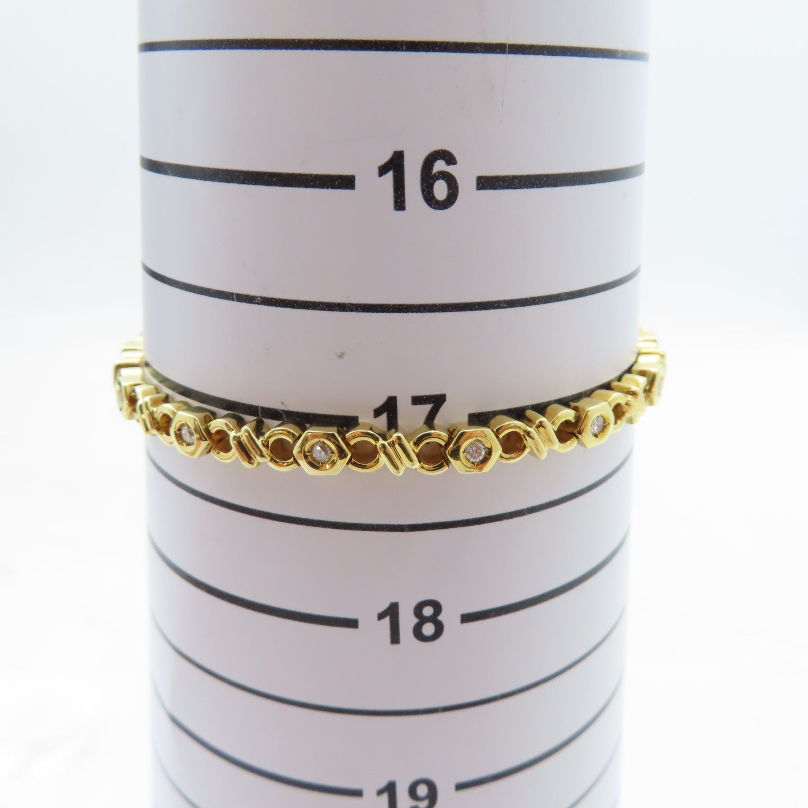 JEWELRY 18K黃金Diamond Bracelet鑚石手鏈