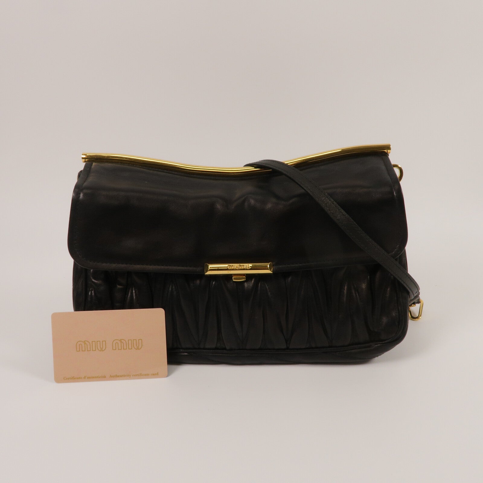 Miu Miu 牛皮皮革Shoulder Bag肩背袋